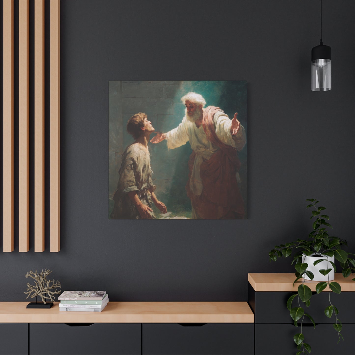 Homecoming of the Prodigal Son - Gallery Wrapped Canvas - Print - Religious Art for your Home - Catholic Art Print