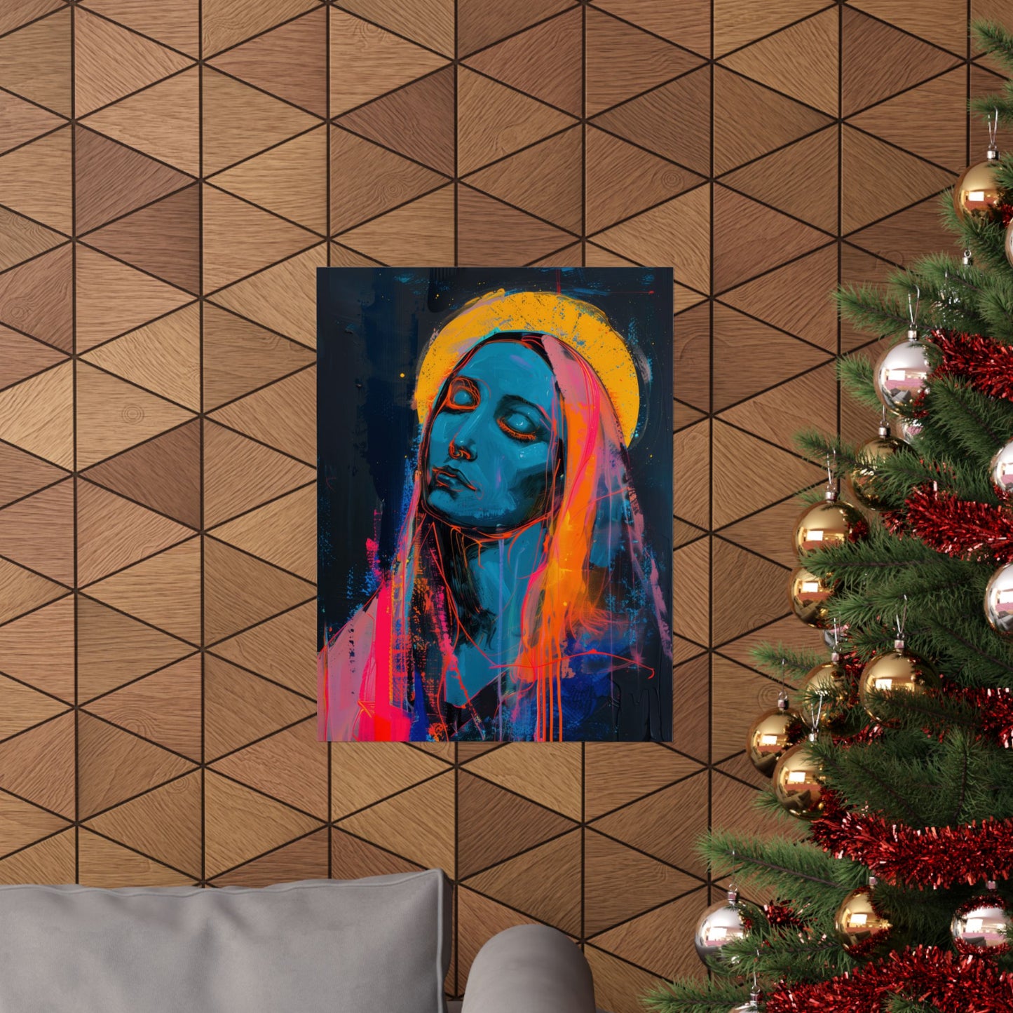 Mary, Mother of God - Mother of Eternal Wisdom Poster Print - Sanctified Souls Print - Multiple Sizes - Premium Posters - Catholic Art