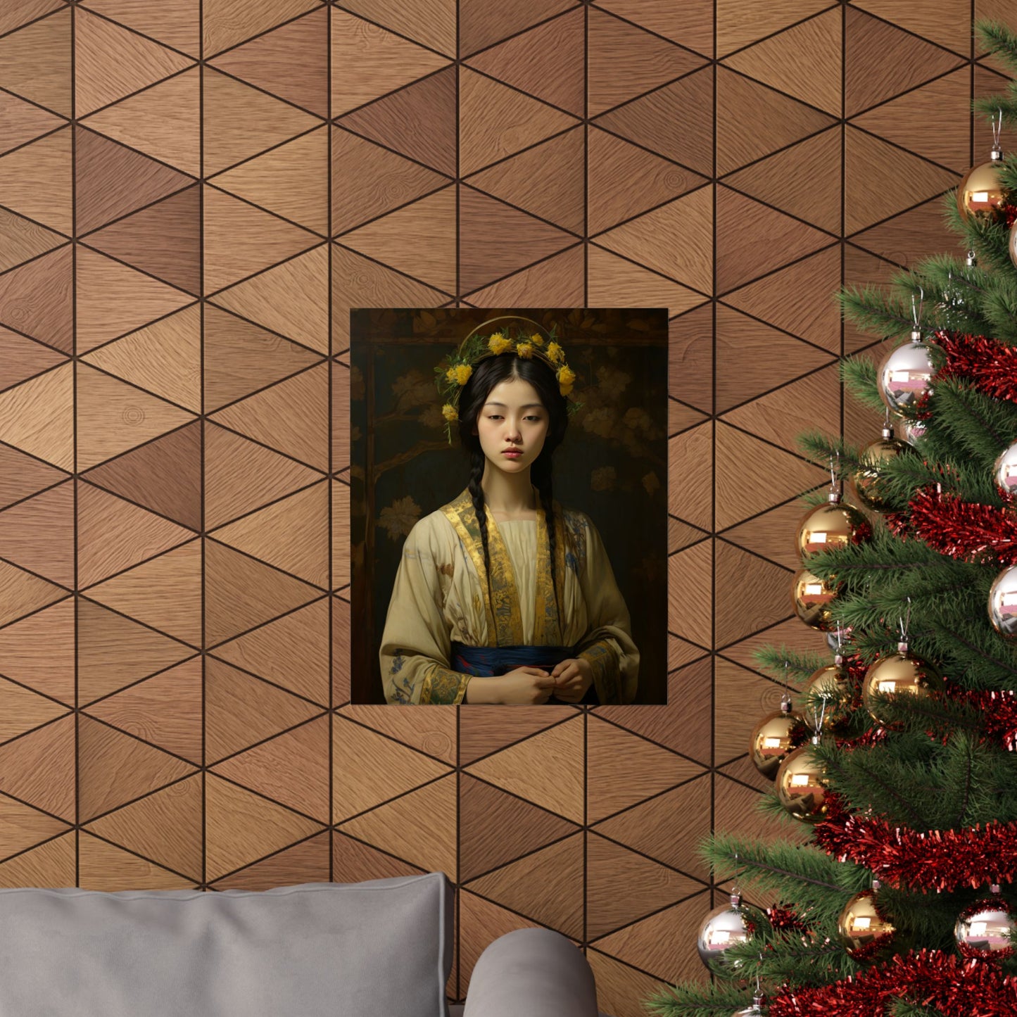 Saint Agatha Lin - Multiple Sizes - Premium Matte Vertical Posters - Catholic Art - Religious Poster - Catholic Saint Art - Multiple Sizes