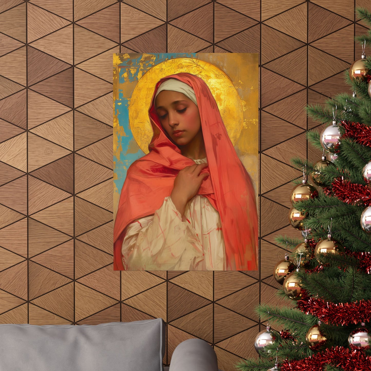 Saint Lea of Rome - Sanctified Souls Print - Multiple Sizes - Premium Matte Vertical Posters - Catholic Saint Art