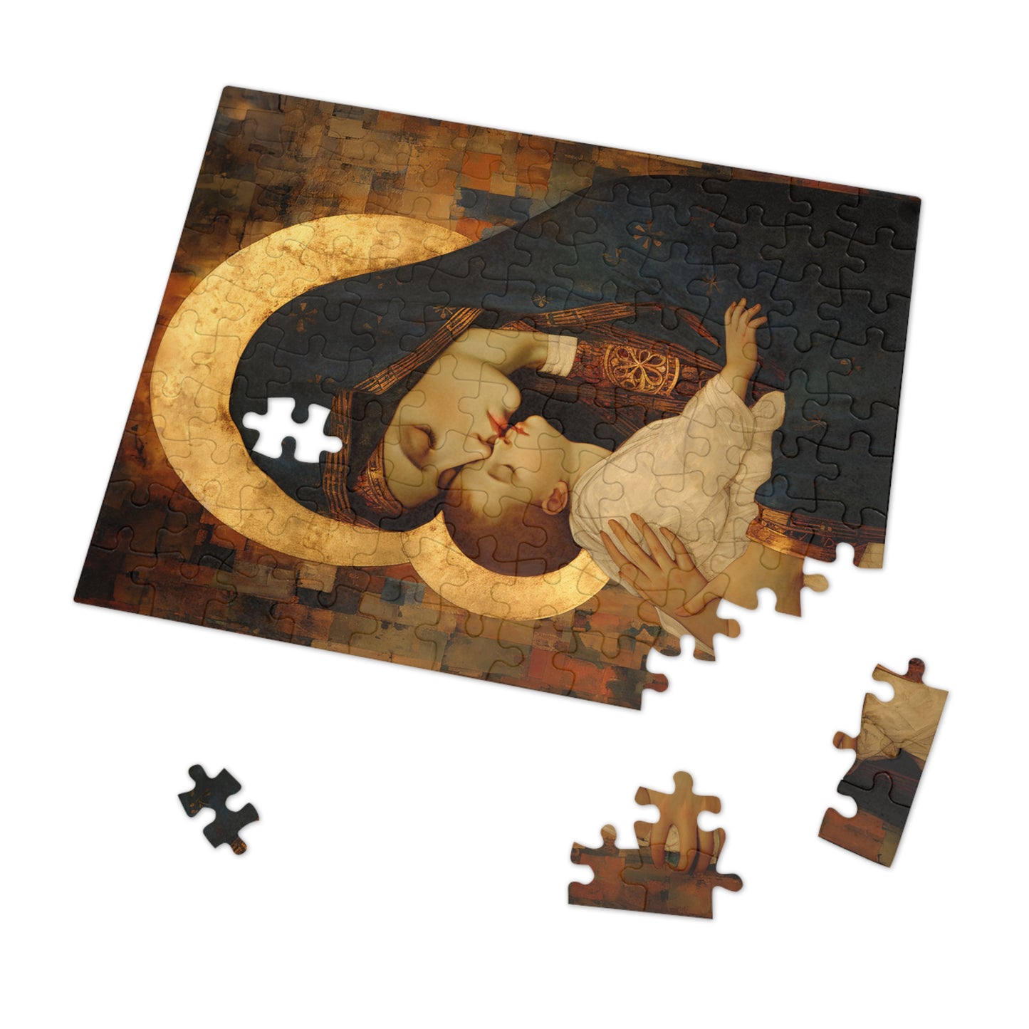 Mother of Mercy - Virgin Mary and the Christ Child - Religious Jigsaw Puzzle (30, 110, 252, 500,1000-Piece) - Catholic Art - Faith Puzzle
