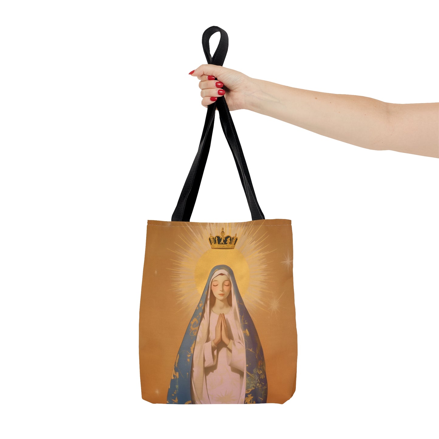 Eternal Glory : Mary's Coronation in Heaven Tote Bag - Large Medium Small Faith Art Bag - Catholic Faith Purse - Religious