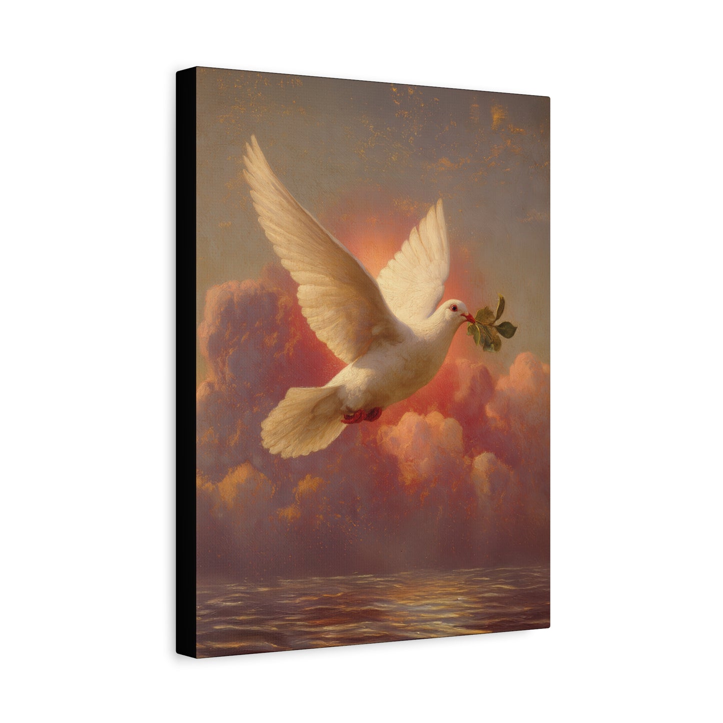 The Spirit Who Restored the Horizon - Holy Spirit - The Dove- Gallery Wrapped Canvas - Print - Religious Art for your Home - Catholic