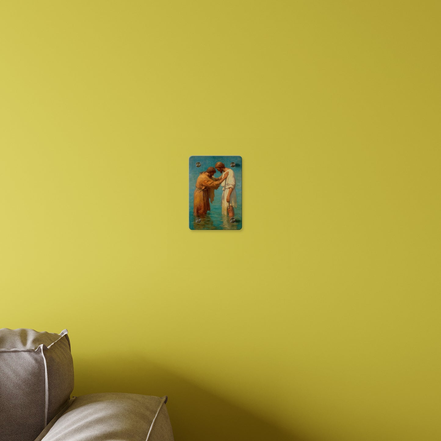 Saint John the Baptist, Servant of the Dawn Acrylic Wall Art Panel - Ready to Hang Acrylic Print - Catholic Saint Art