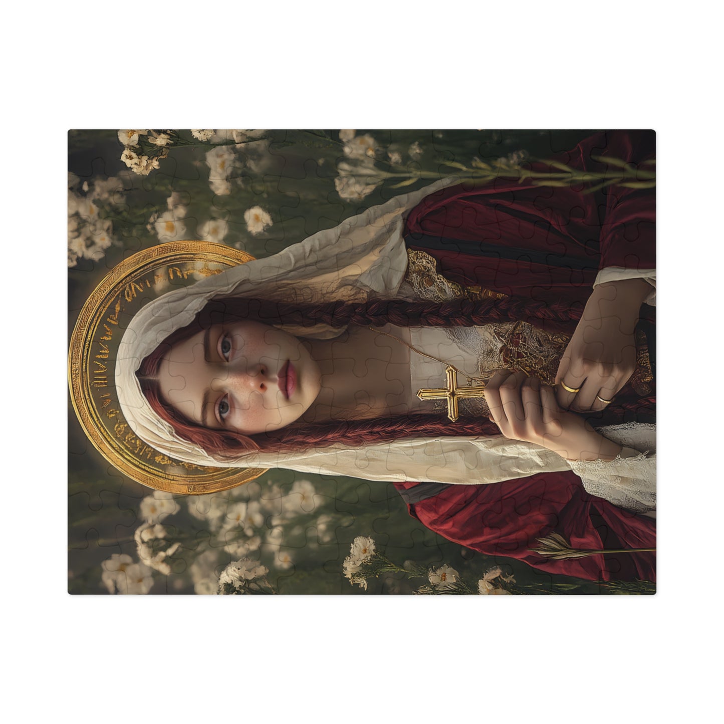 Saint Hilaria - Puzzle & Tin - Religious Jigsaw Puzzle (30, 110, 252, 500,1000-Piece)