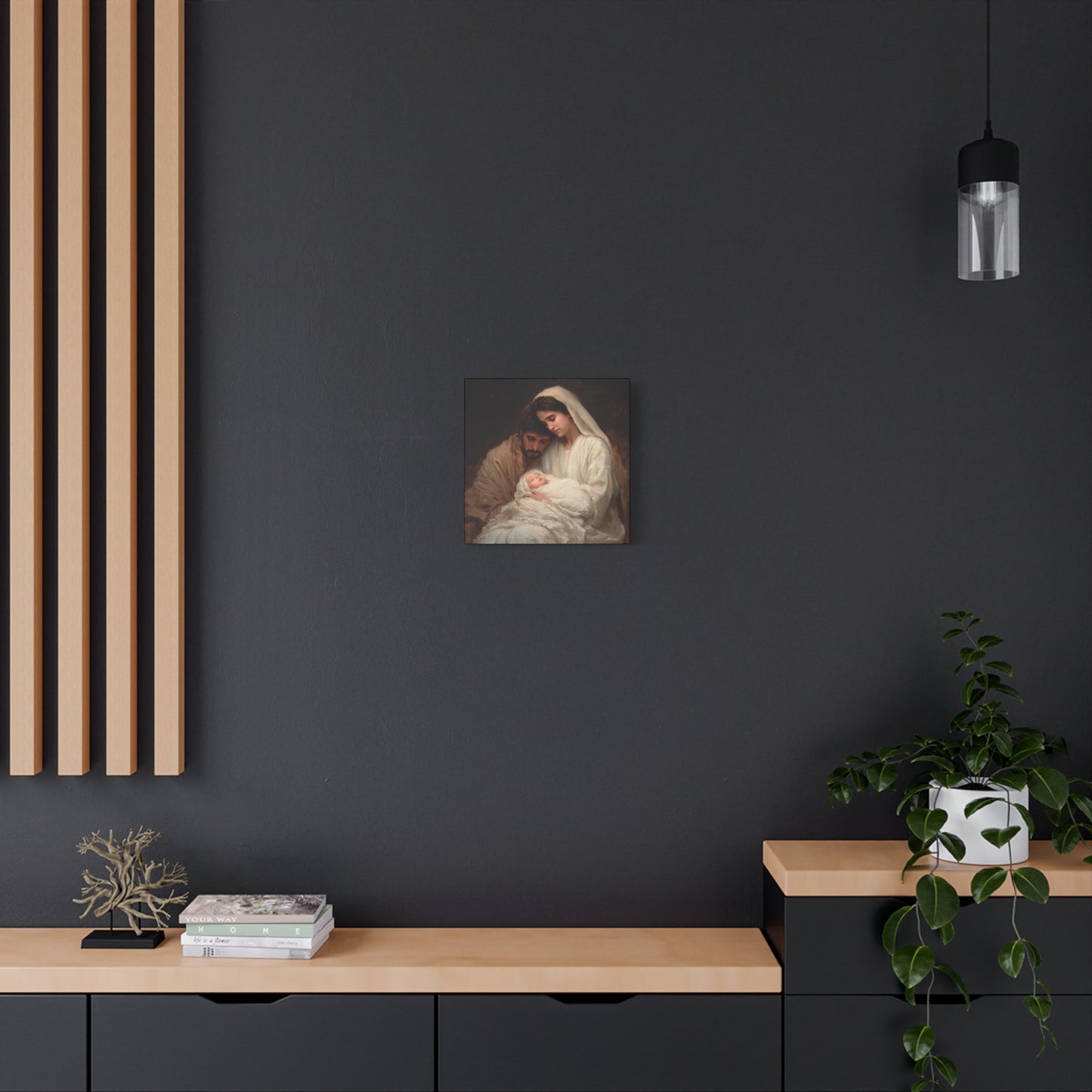 The Quiet Kingdom of the Holy Family - Gallery Wrapped Canvas - Print - Religious Art for your Home - Catholic