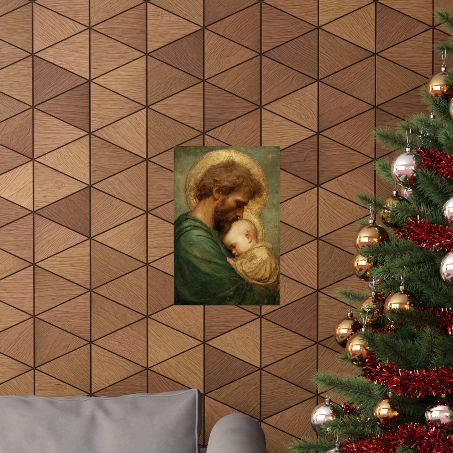 Saint Joseph the Father - Sanctified Souls Print - Multiple Sizes - Premium Matte Vertical Posters