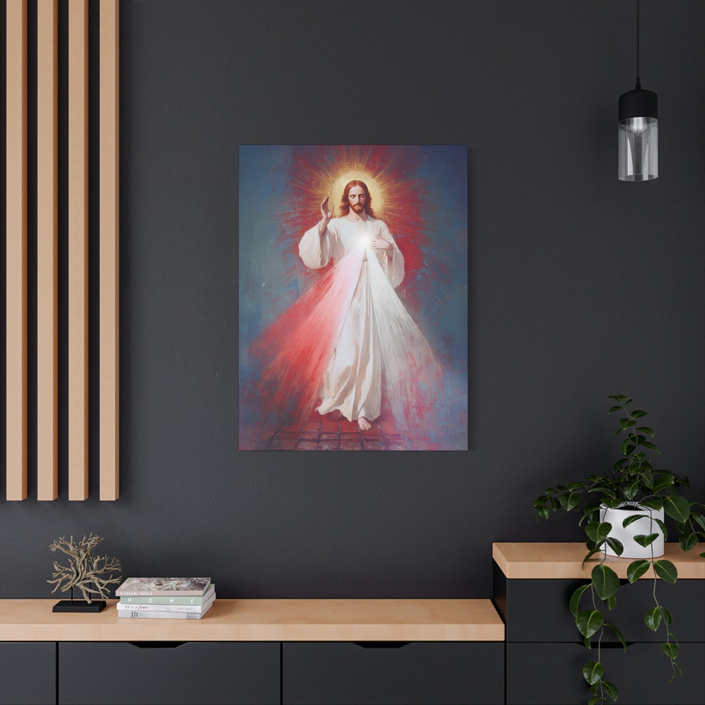 The Divine Mercy - Our Lord Jesus Christ - Gallery Wrapped Canvas - Print - Religious Art for your Home - Catholic