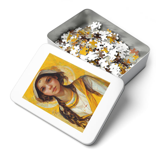 Saint Agatha - Puzzle and Keepsake Tin - Religious Jigsaw Puzzle (30, 110, 252, 500,1000-Piece) - Religious Puzzle - Patron Saint