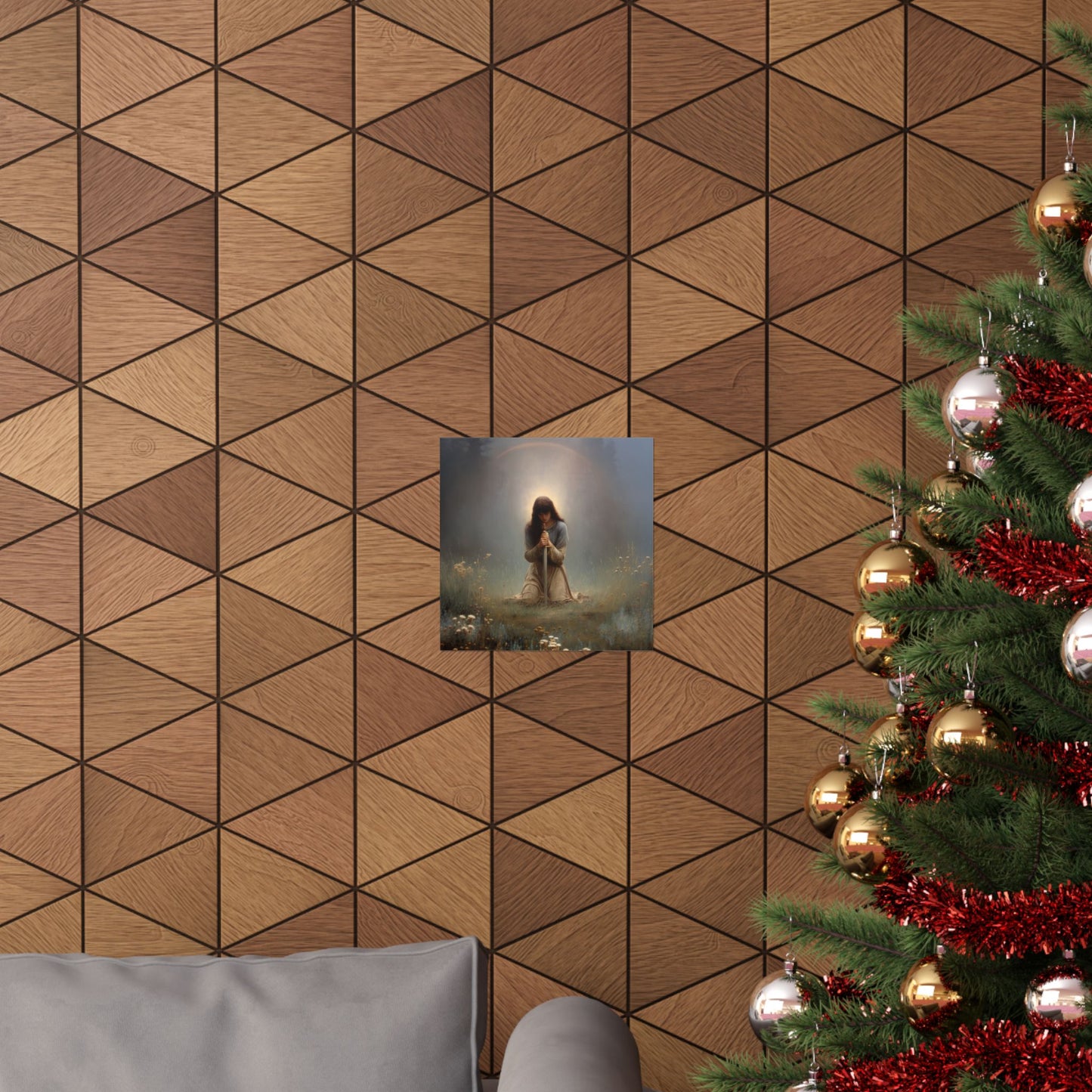 Saint Joan of Arc - Sanctified Souls Print - Multiple Sizes - Premium Posters - Catholic Art - Christian Home Decor Artwork