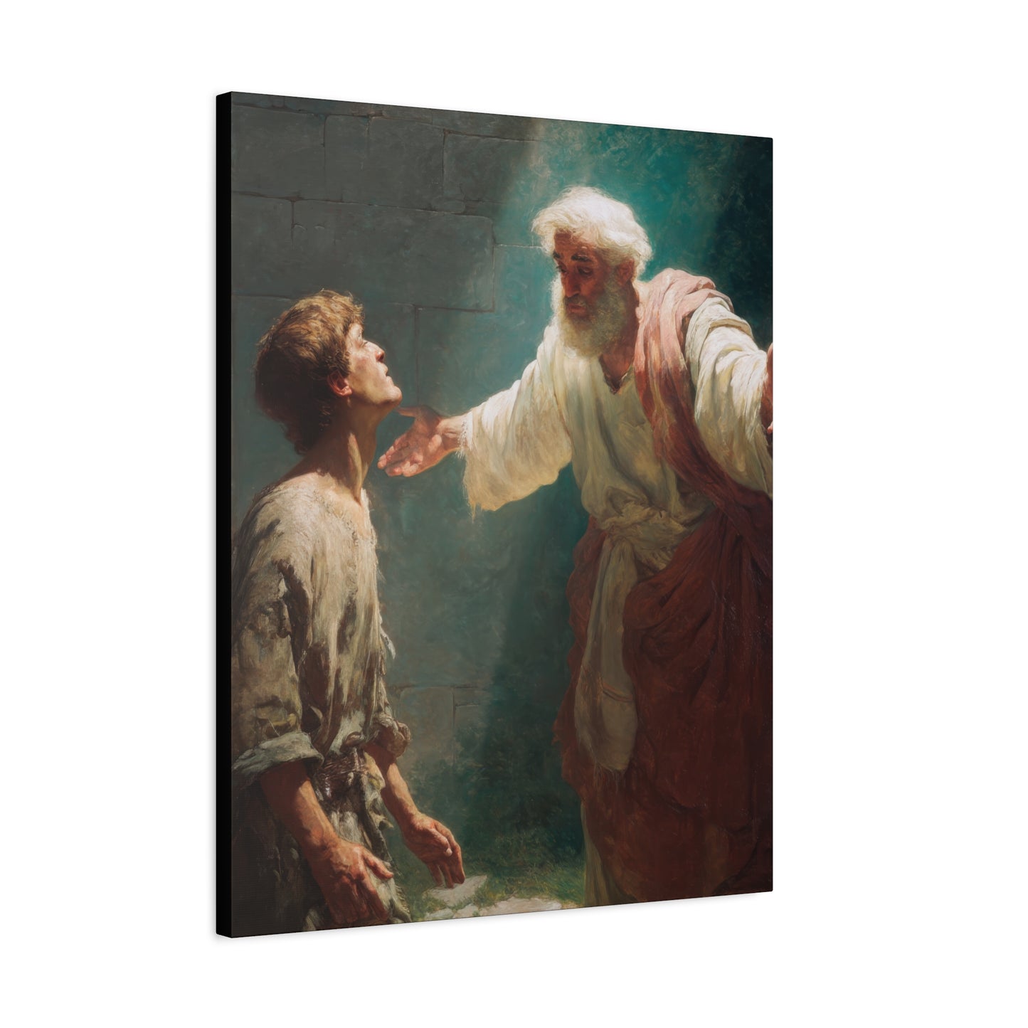 Homecoming of the Prodigal Son - Gallery Wrapped Canvas - Print - Religious Art for your Home - Catholic Art Print