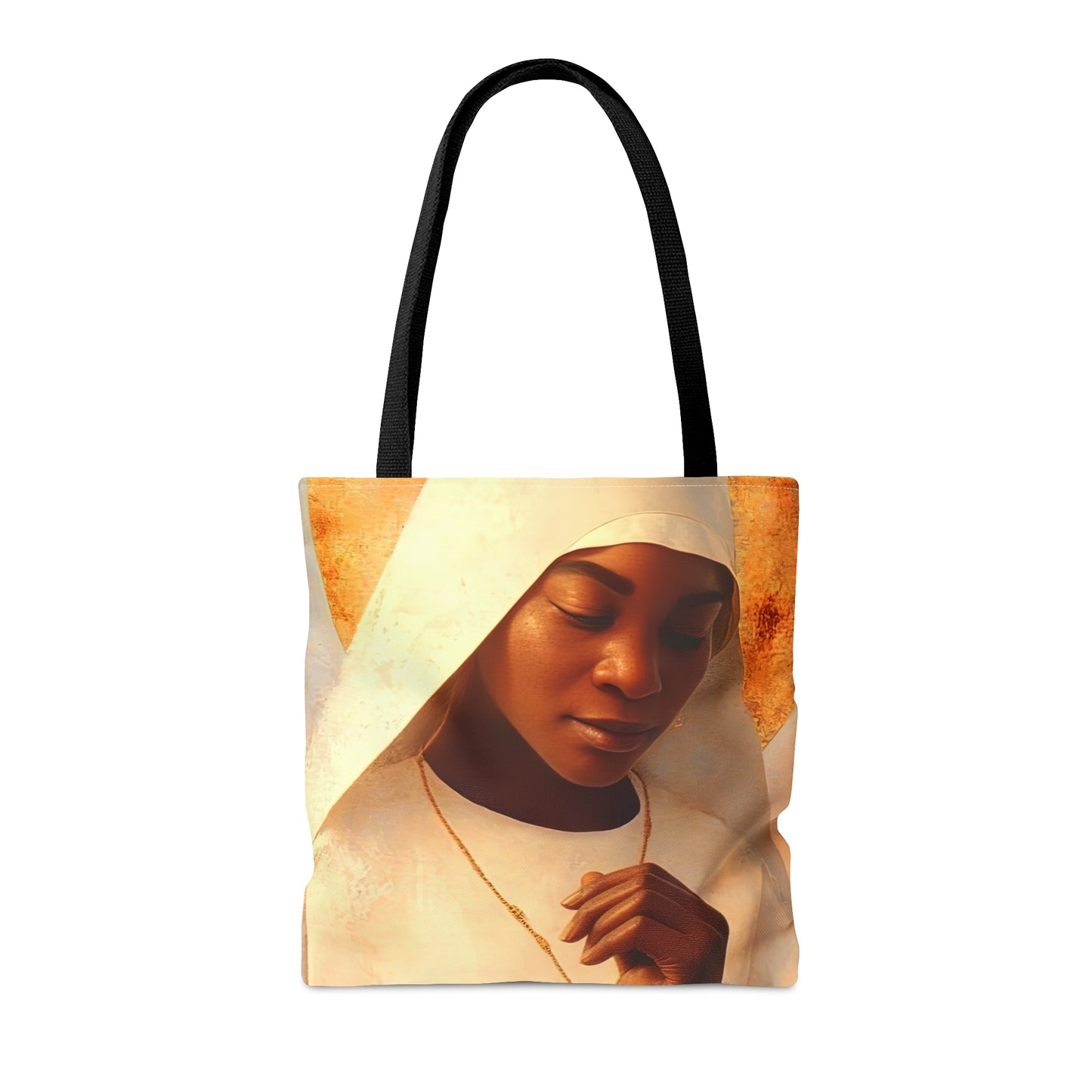 Blessed Marie-Clementine Anuarite Nengapeta Tote Bag - Large Medium Small Faith Art Bag - Catholic Faith Purse - Double Sided