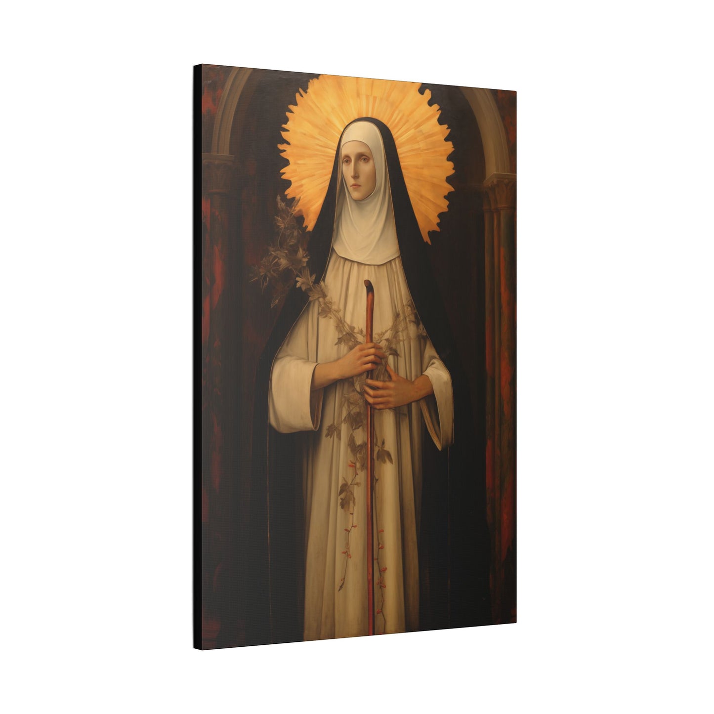 Saint Margaret of Castello - Museum Wrapped Canvas - Sanctified Souls Print - Religious Art for your Home - Blessed Margaret of Castello
