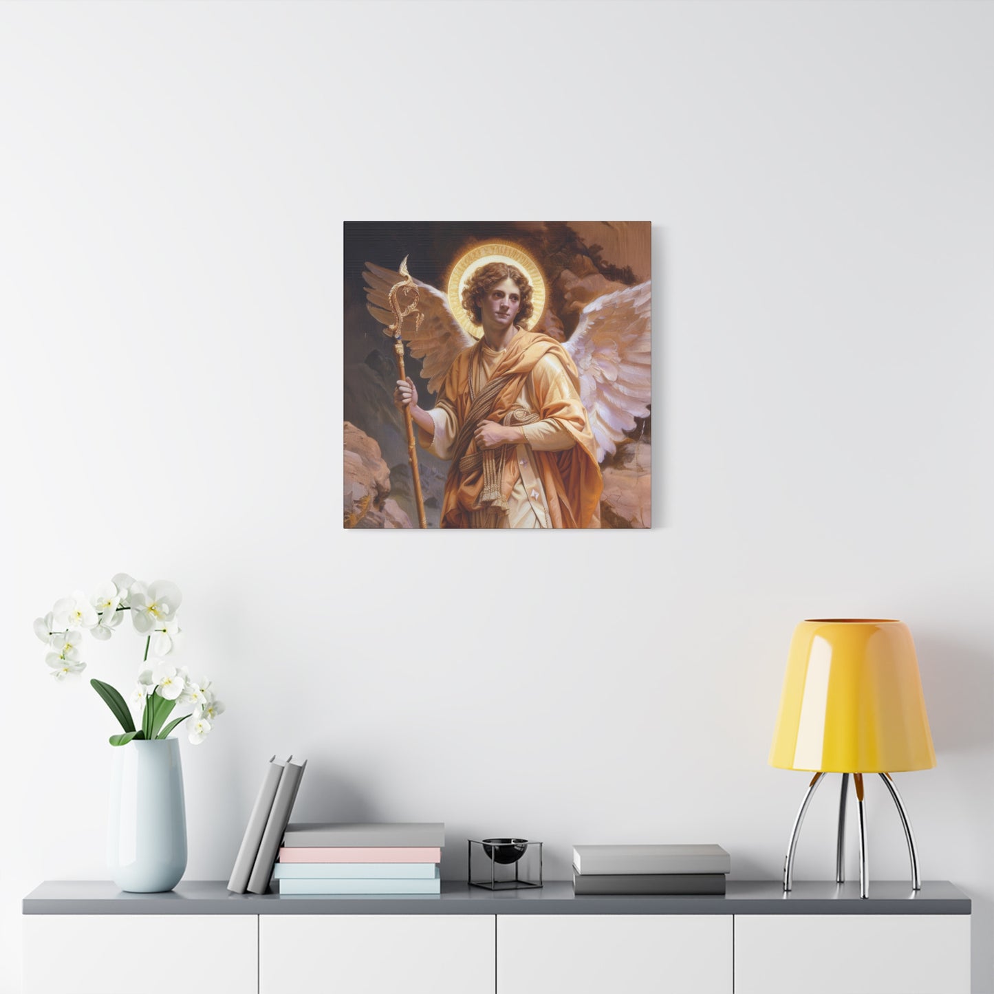 Saint Raphael the Archangel - Gallery Wrapped Canvas - Print - Religious Art for your Home - Catholic
