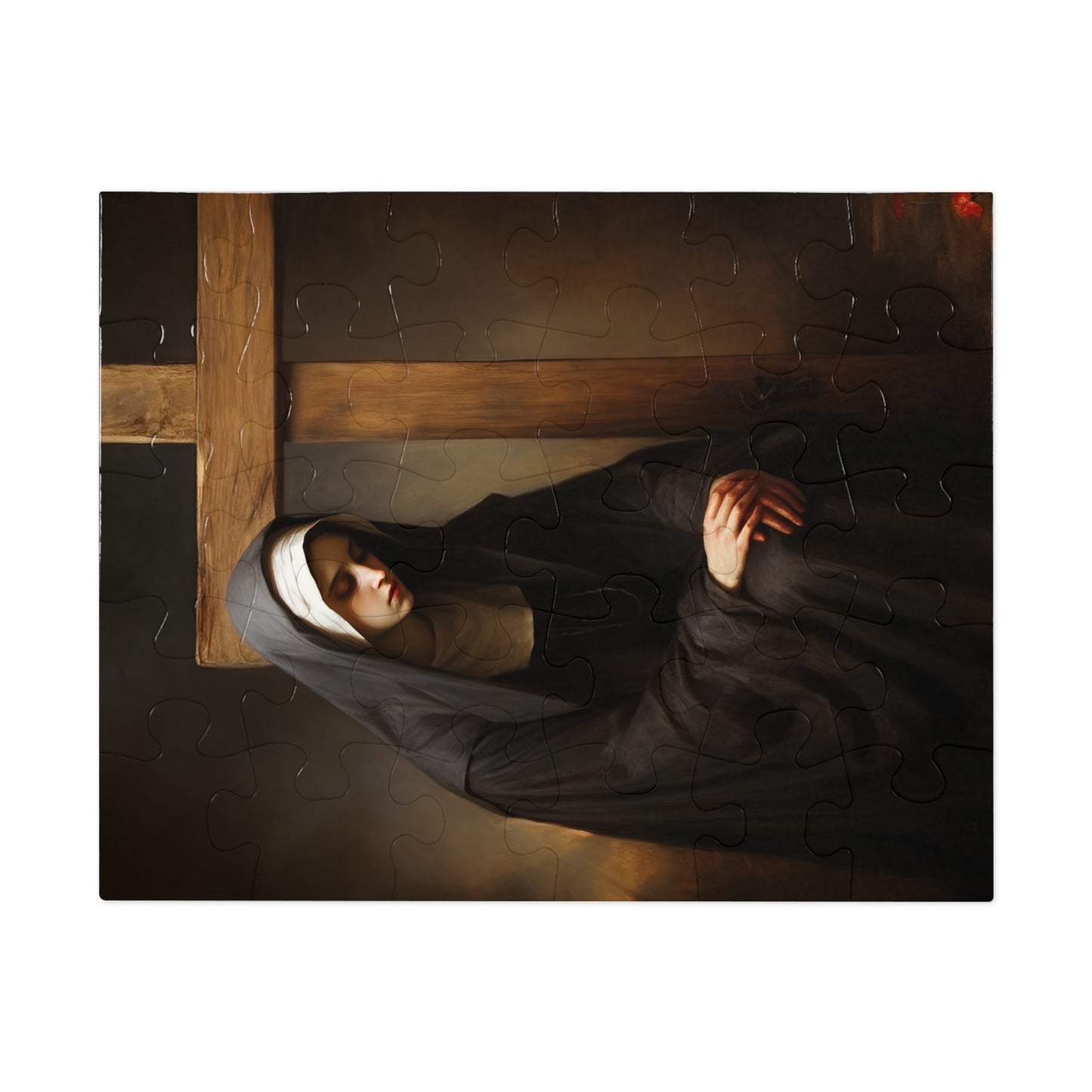 Saint Clare of Montefalco - Puzzle and Keepsake Tin - Religious Jigsaw Puzzle (30, 110, 252, 500,1000-Piece) - Religious Puzzle