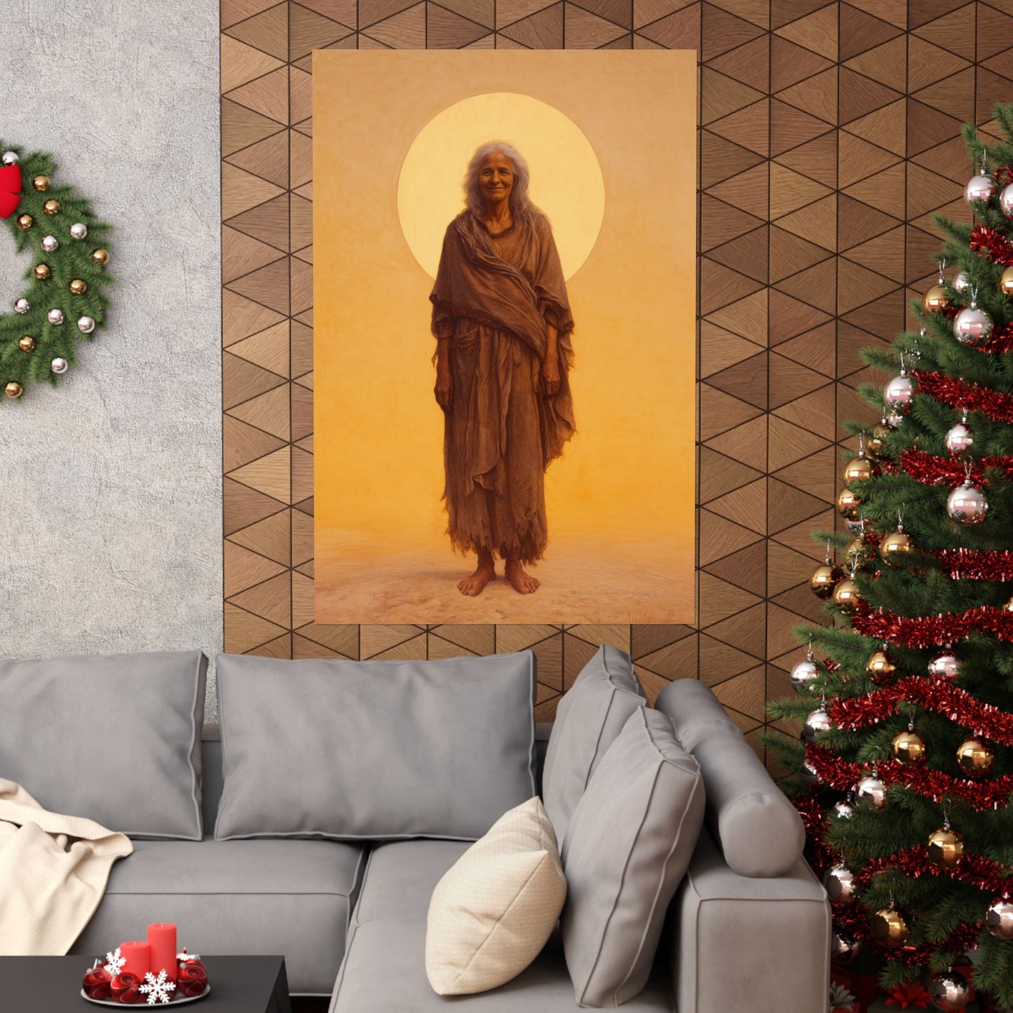 Saint Mary of Egypt - Desert Mother - Sanctified Souls Print - Multiple Sizes - Premium Matte Vertical Posters
