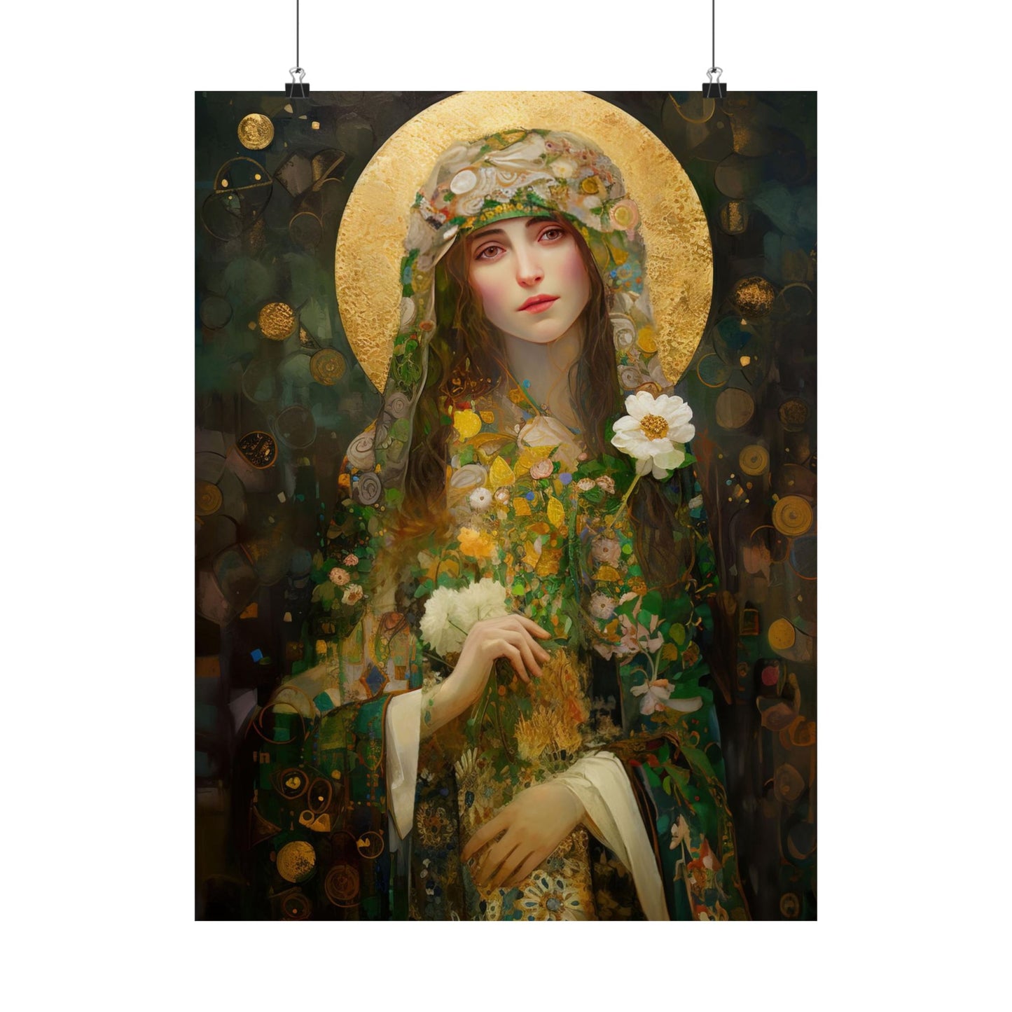 Saint Regina - Sanctified Souls Print - Multiple Sizes - Premium Matte Vertical Posters