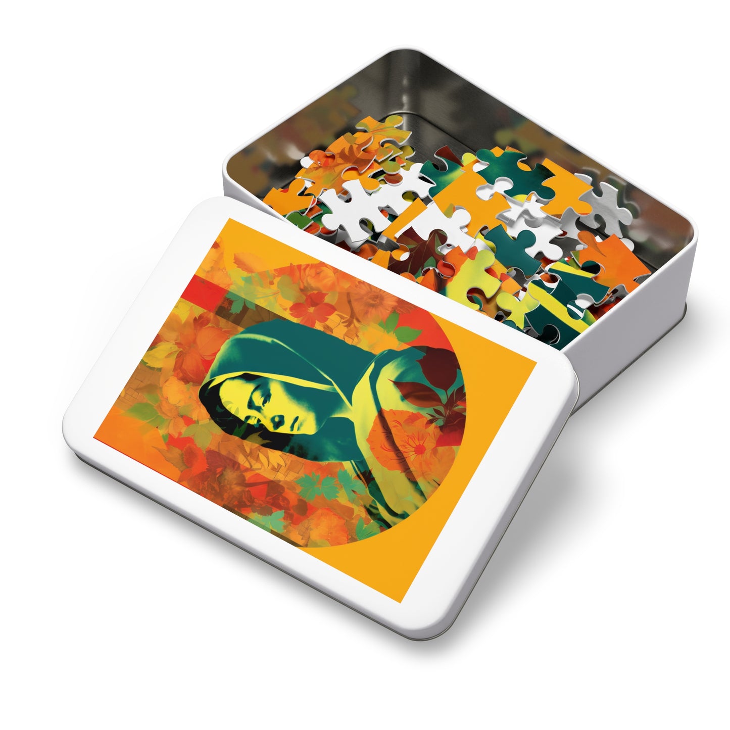 Mary the Blessed Virgin - Puzzle and Keepsake Tin - Religious Jigsaw Puzzle (30, 110, 252, 500,1000-Piece) - Religious Puzzle
