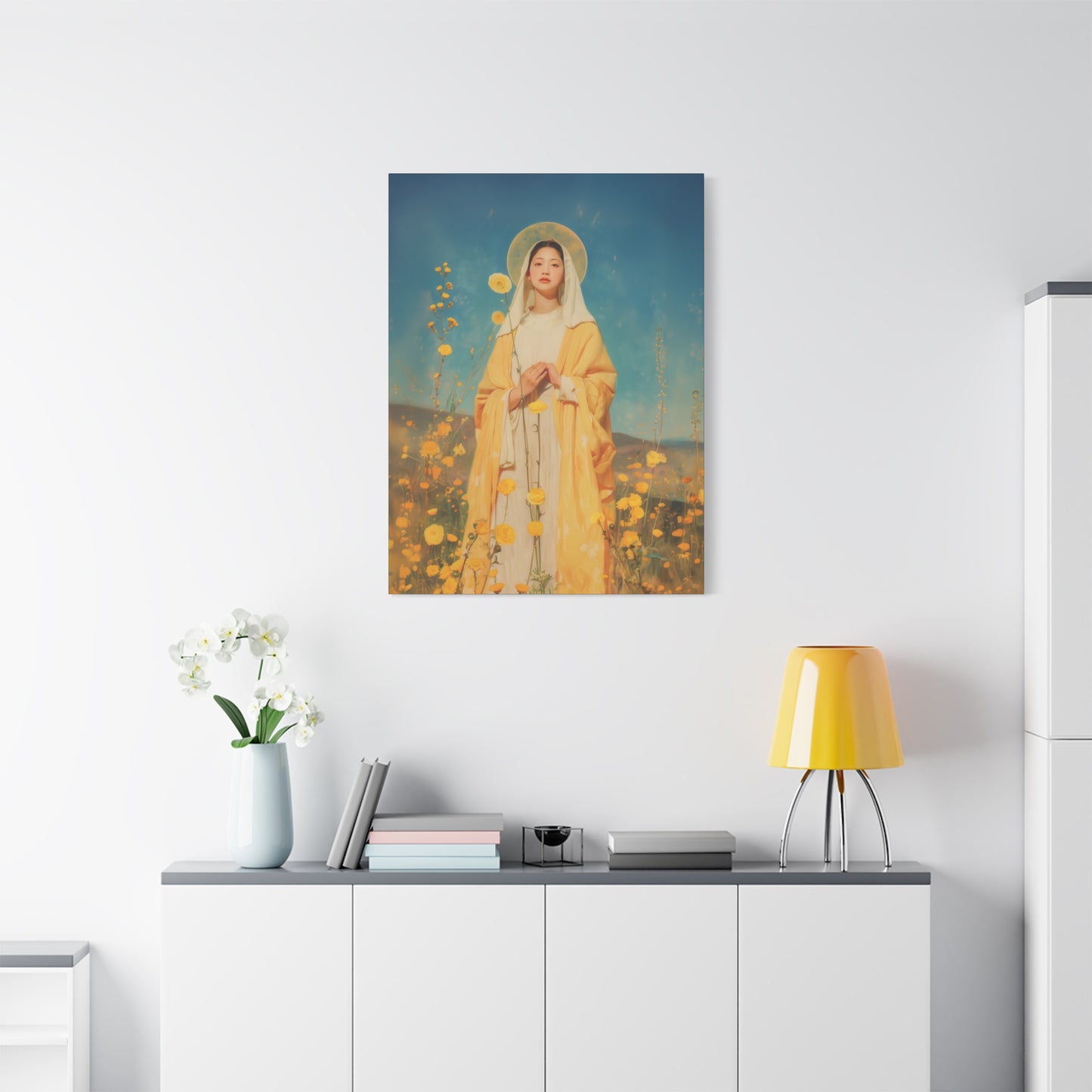 Saint Agatha Lin - Gallery Wrapped Canvas - Print - Religious Art for your Home - Catholic Art