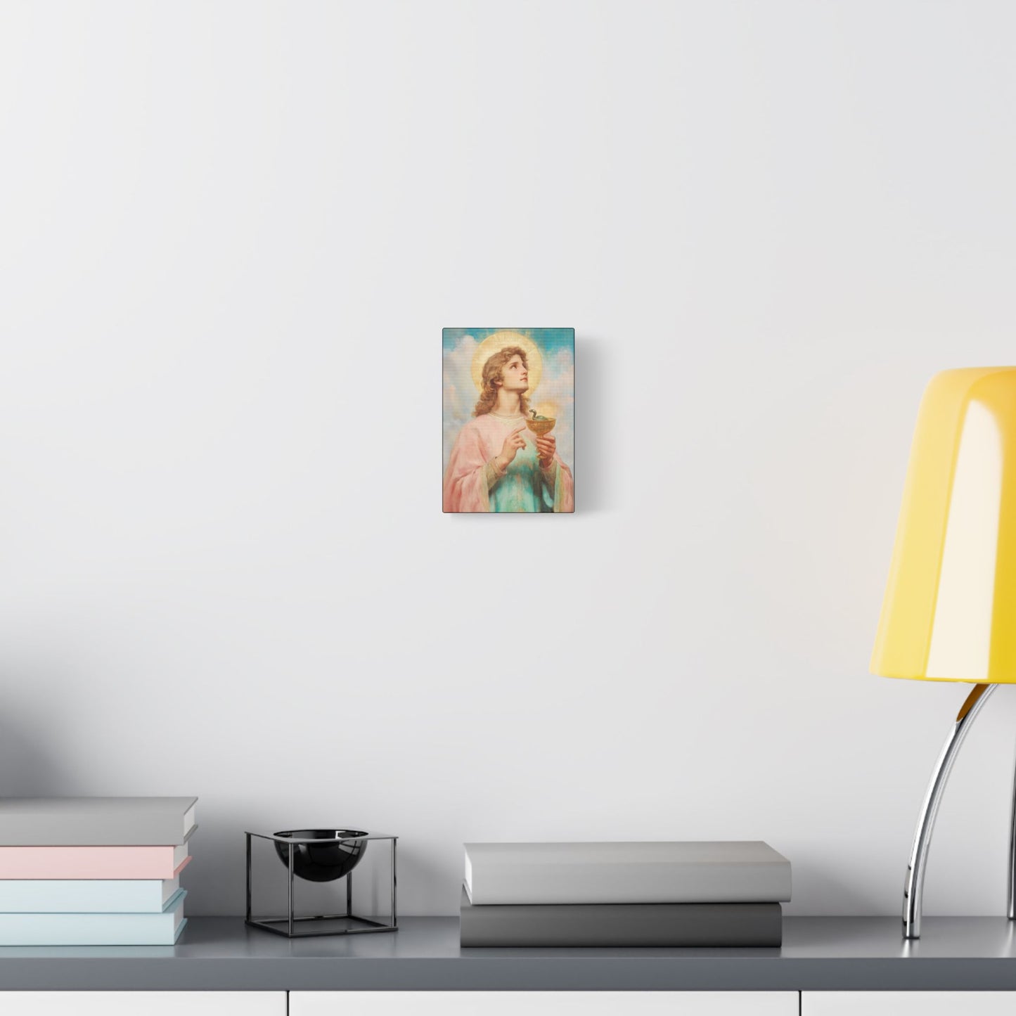 Saint John the Apostle Wrapped Canvas Print - Multiple Sizes - Catholic Home art Matte Canvas, Stretched - Disciple Print