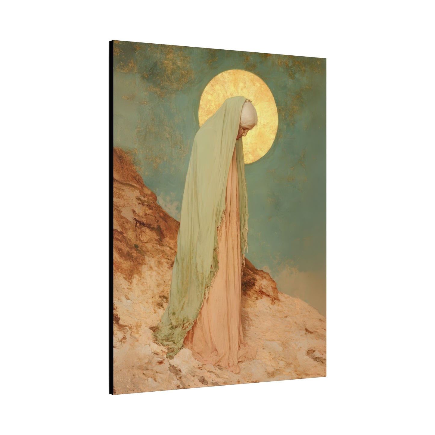 Saint Melania the Elder - Desert Mother - Gallery Wrapped Canvas - Print - Religious Art for your Home - Catholic Art Print