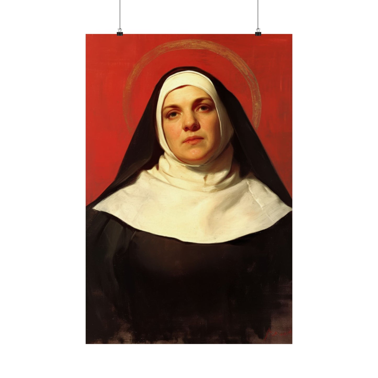 Saint Maria Giuseppa Rossello - Sanctified Souls Print - Multiple Sizes - Premium Matte Vertical Posters