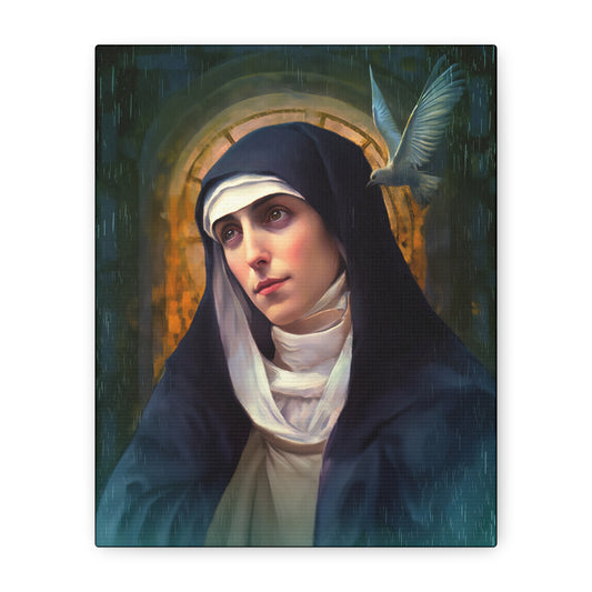 Saint Teresa of Avila - Museum Wrapped Canvas - Sanctified Souls Print - Religious Art for your Home