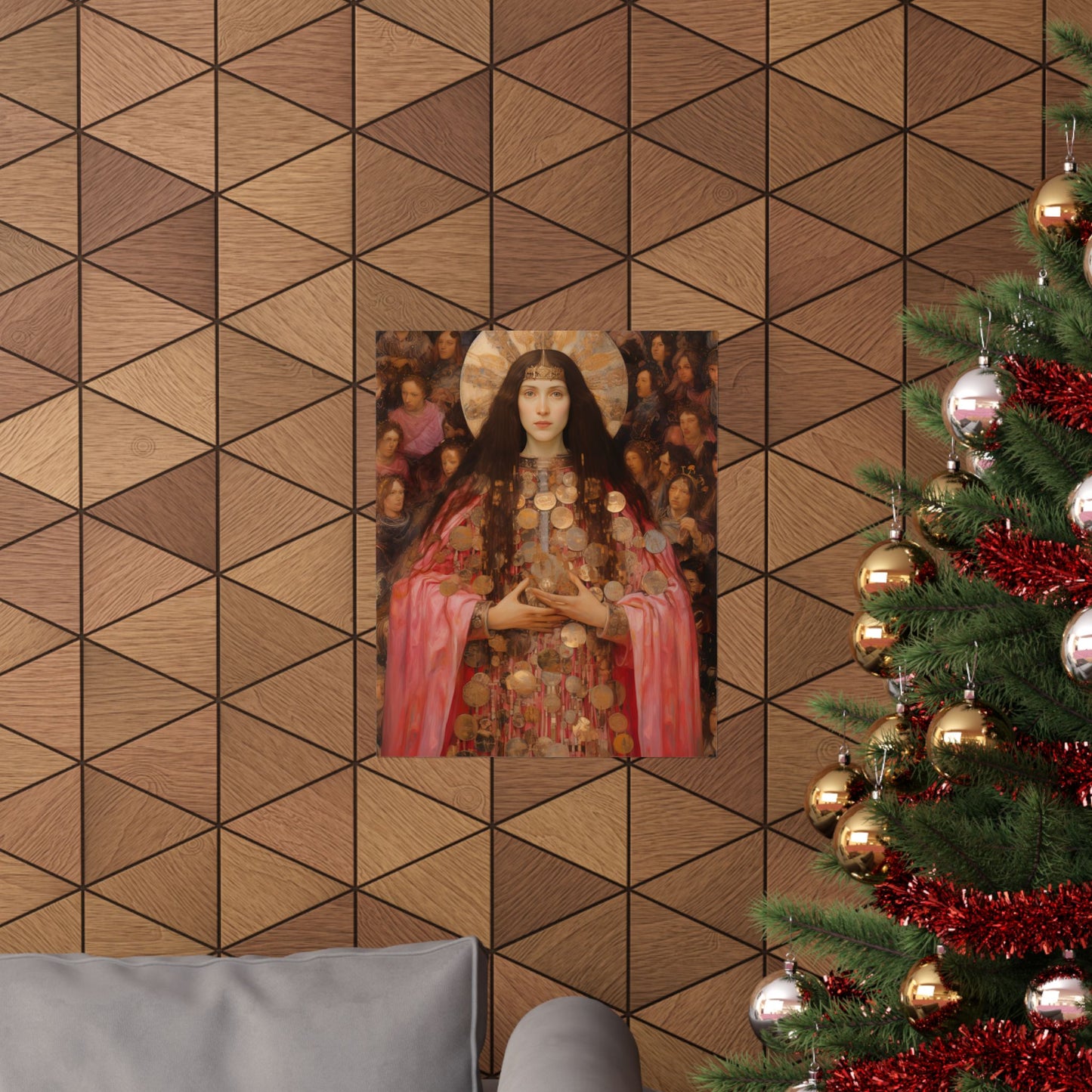 Saint Praxedes Print - Sanctified Souls Print - Multiple Sizes - Premium Matte Vertical Posters