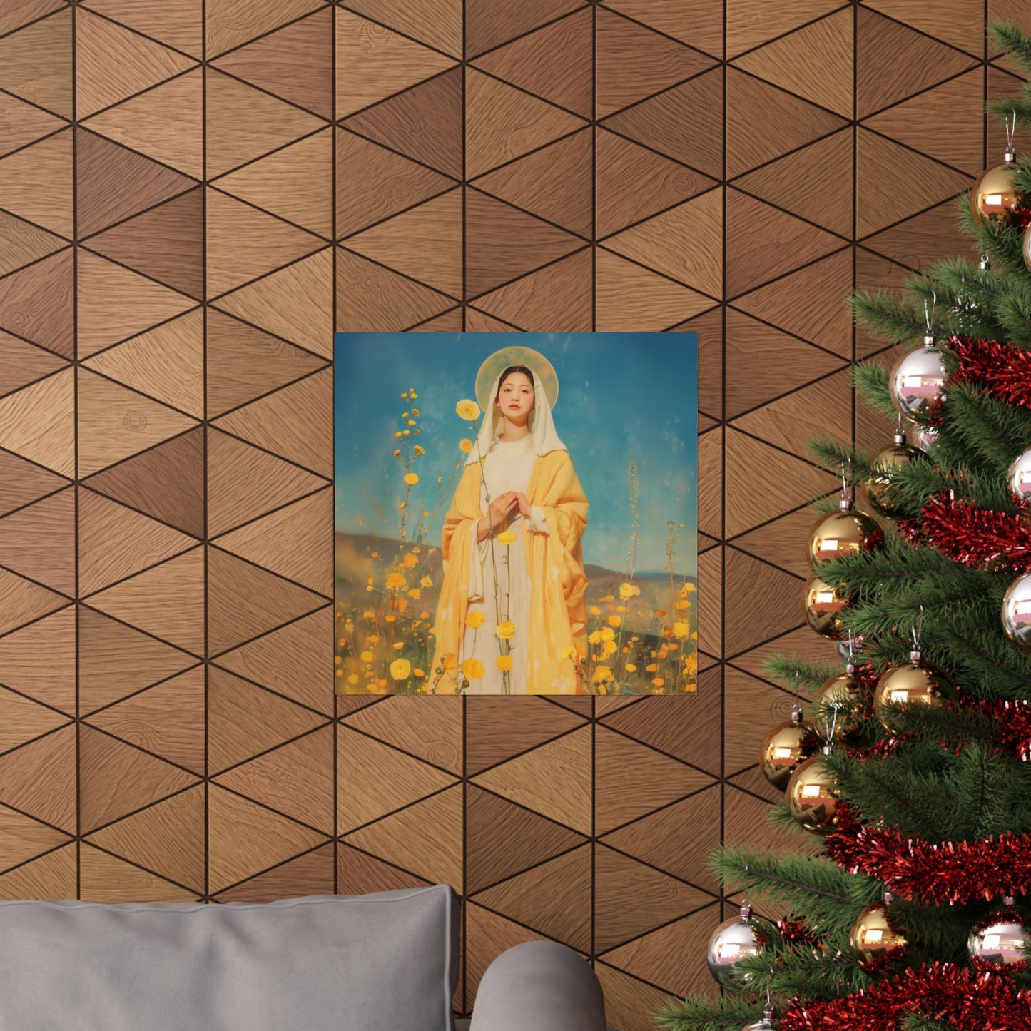 Saint Agatha Lin - Sanctified Souls Print - Multiple Sizes - Premium Matte Vertical Posters