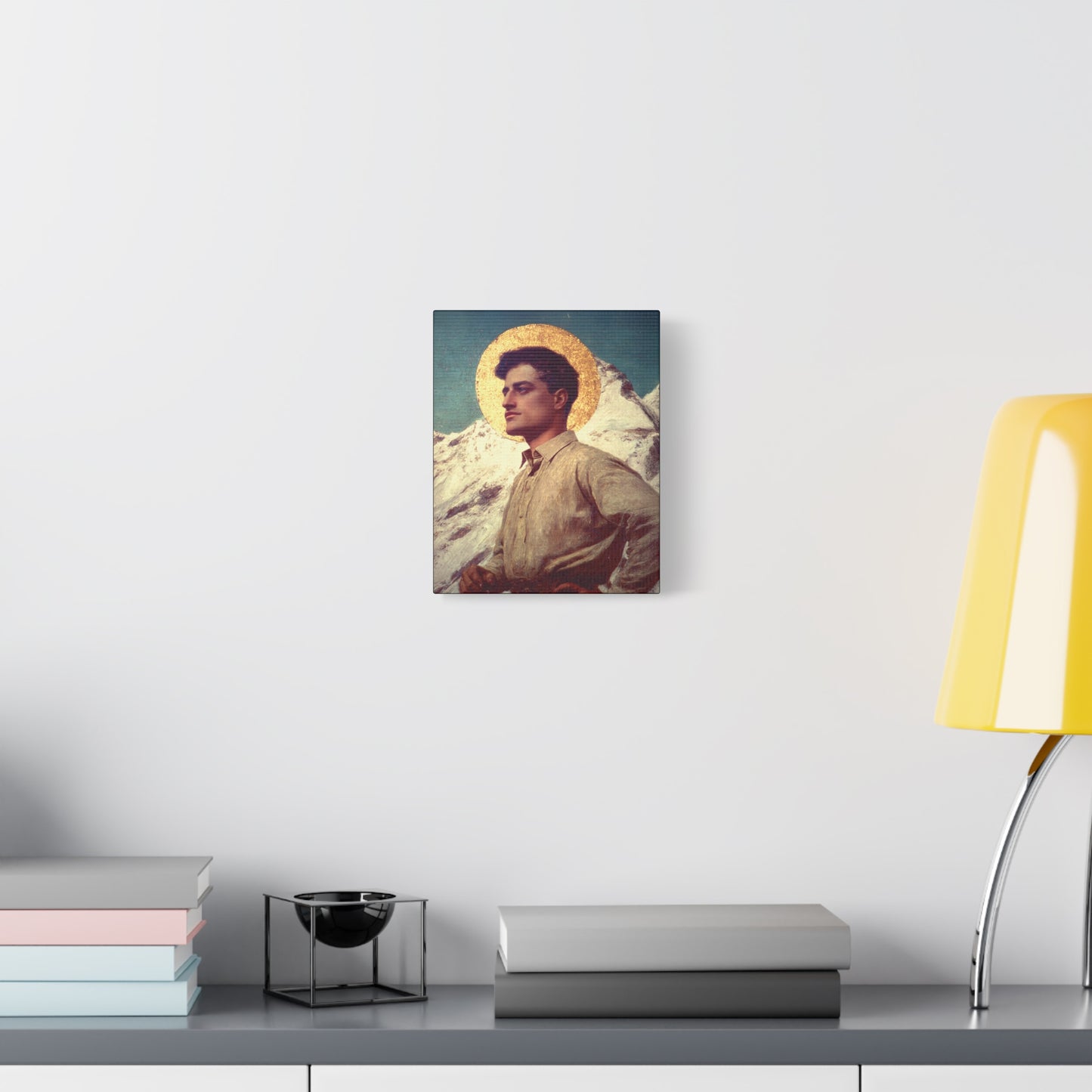 Saint Pier Giorgio Frassati -  Museum Wrapped Canvas - Sanctified Souls Print - Religious Art for your Home - Catholic Patron Saint Art