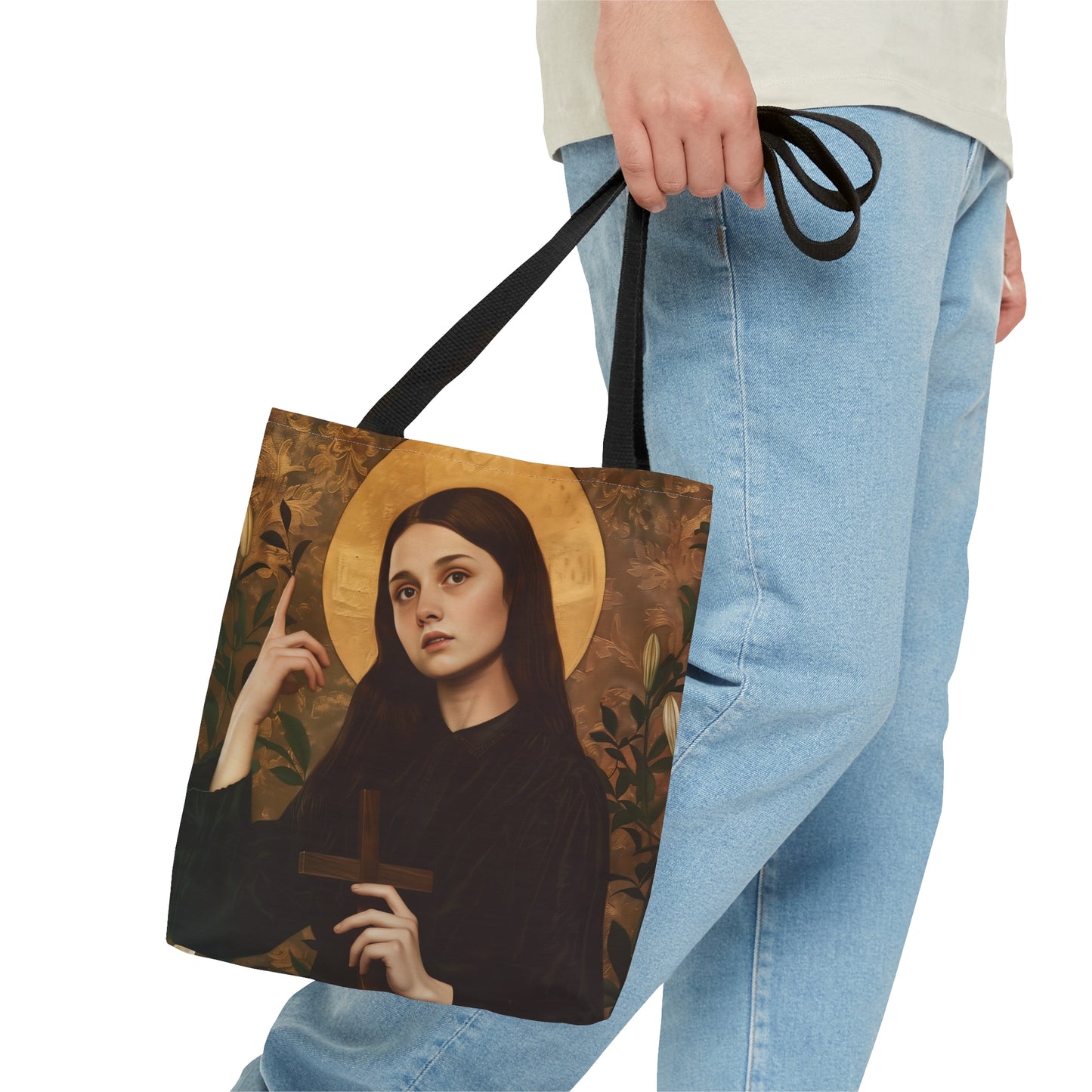Saint Clelia Barbieri Tote Bag - Large Medium Small Faith Art Bag - Catholic Faith Purse - Religious Carry All