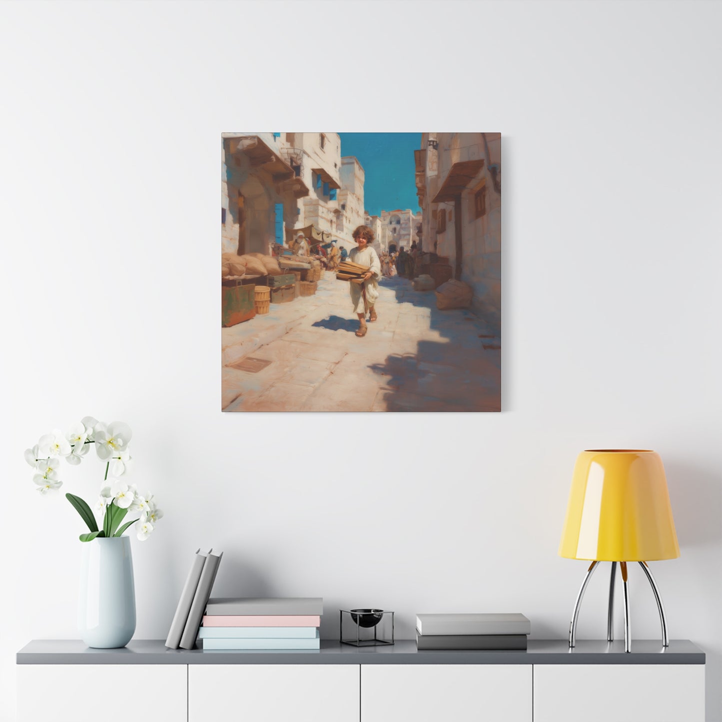 Nazareth and the Hidden Light of Christ - Gallery Wrapped Canvas - Print - Religious Art for your Home - Catholic Art