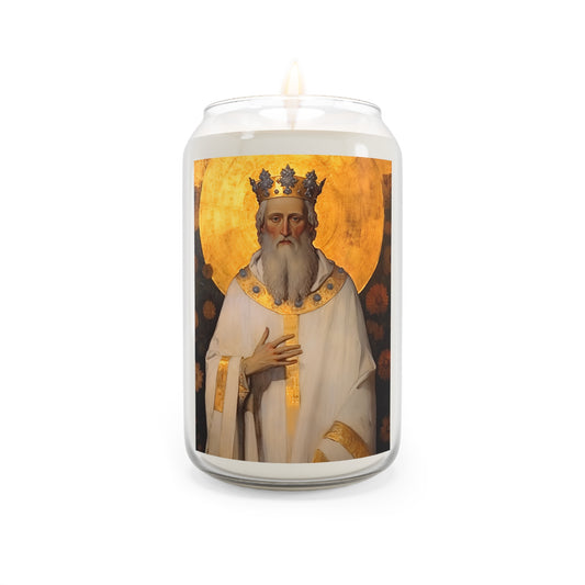 Saint Edward the Confessor - Scented Prayer Candle, 13.75oz - Tall Size - Religious Prayer Candle - Catholic Art