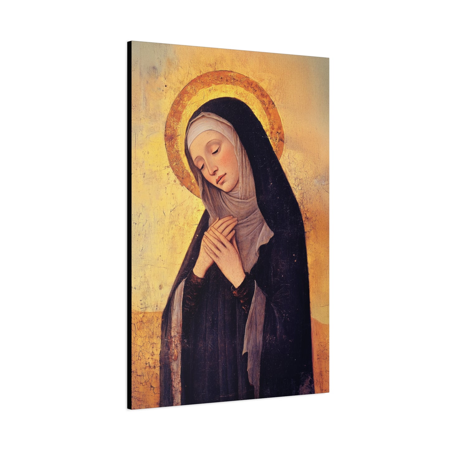 Saint Syncletica of Alexandria - Desert Mother - Gallery Wrapped Canvas - Print - Religious Art for your Home - Catholic