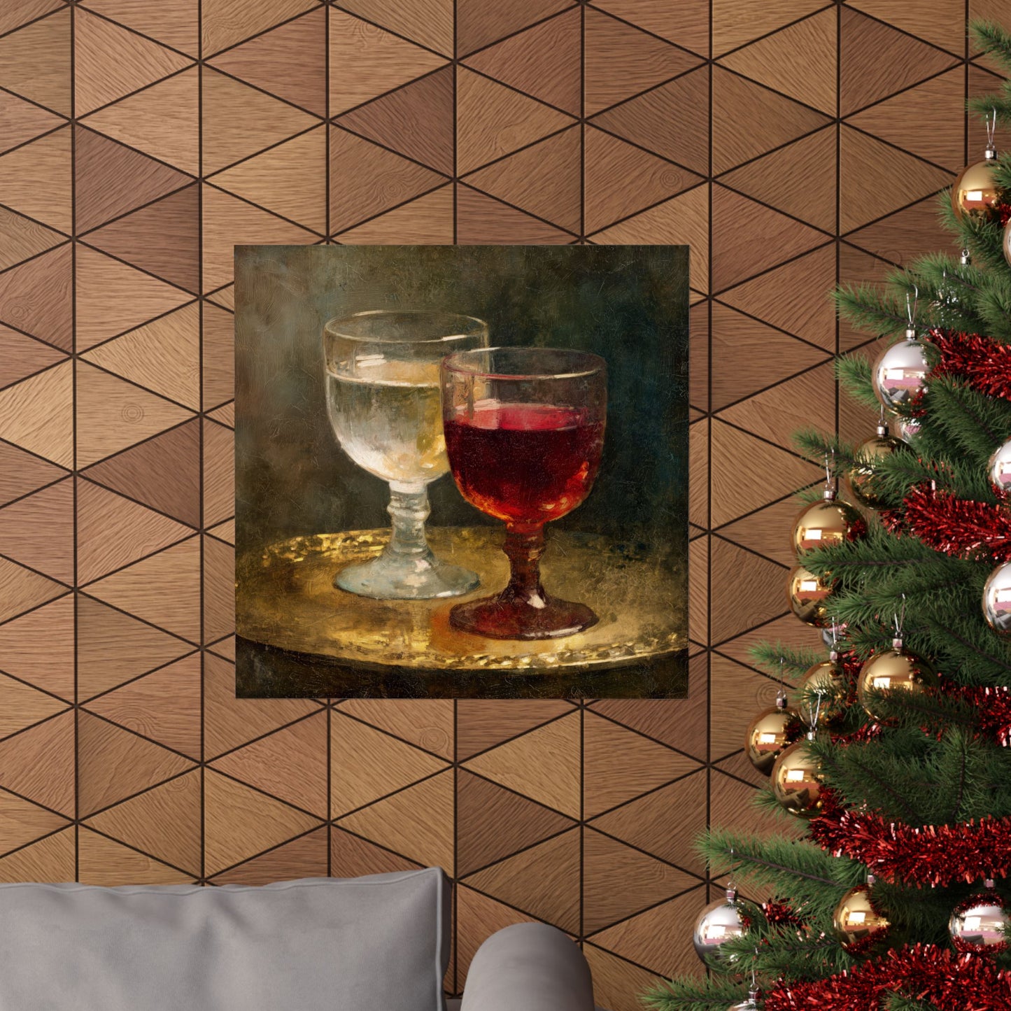Cana and the Miracle of Abundance - Water into Wine - Sanctified Souls Print - Multiple Sizes - Premium Matte Vertical Posters