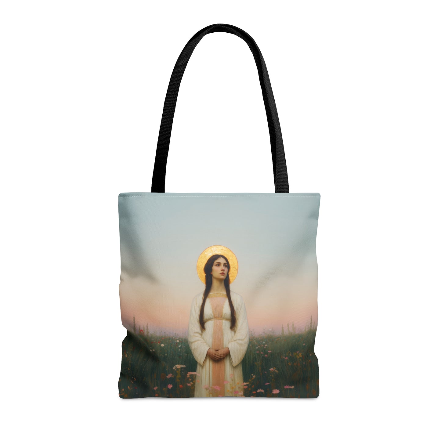 Saint Sabina - Tote Bag - Large Medium Small Faith Art Bag - Bible Study Faith Purse - Double Sided