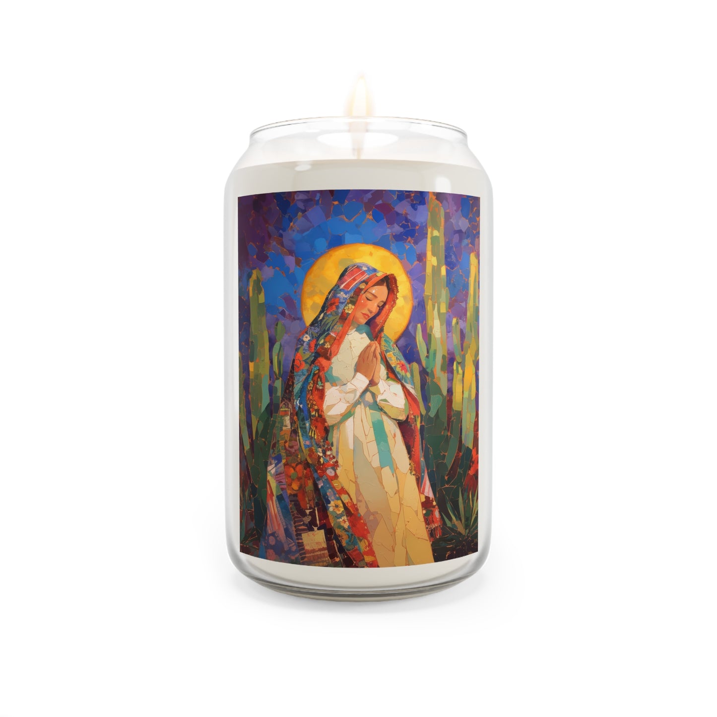 Radiant Light of Our Lady of Guadalupe - Scented Prayer Candle, 13.75oz -  Candle - Catholic Art - prayer room Scented Candle