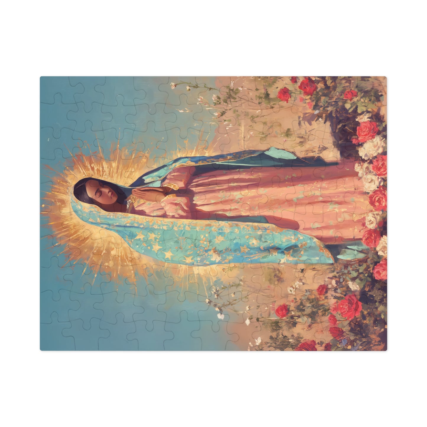 Our Lady of Guadalupe - Puzzle & Keepsake Tin - Religious Jigsaw Puzzle (30, 110, 252, 500,1000-Piece)