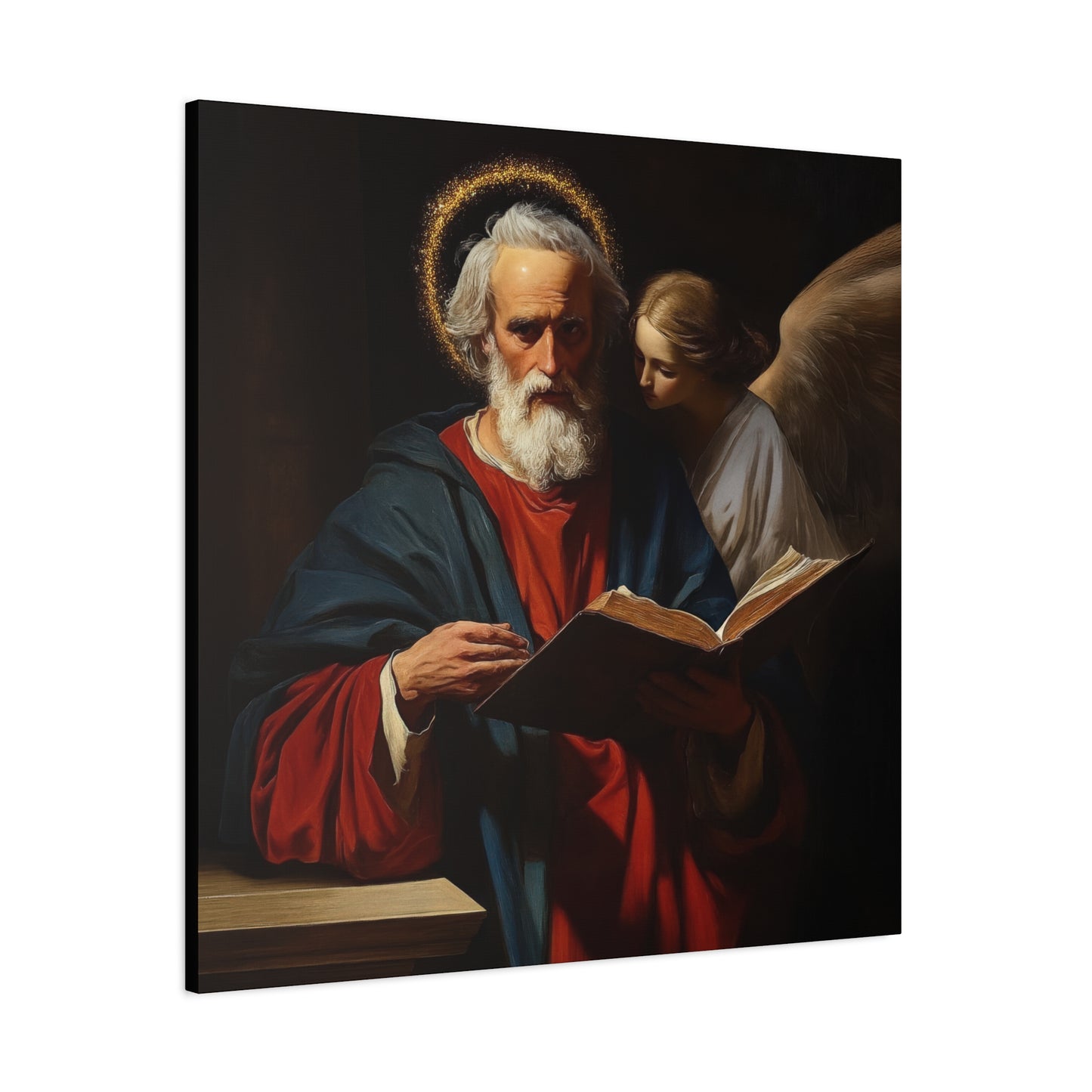 Saint Matthew the Apostle - Gallery Wrapped Canvas - Print - Religious Art for your Home - Catholic
