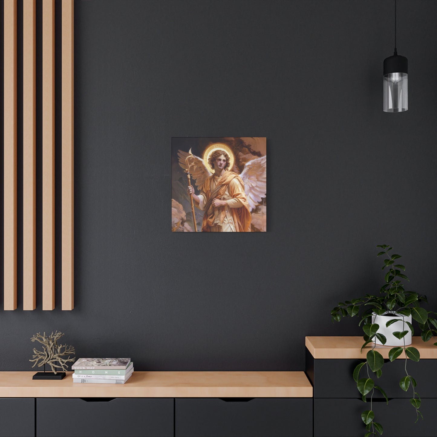 Saint Raphael the Archangel - Gallery Wrapped Canvas - Print - Religious Art for your Home - Catholic