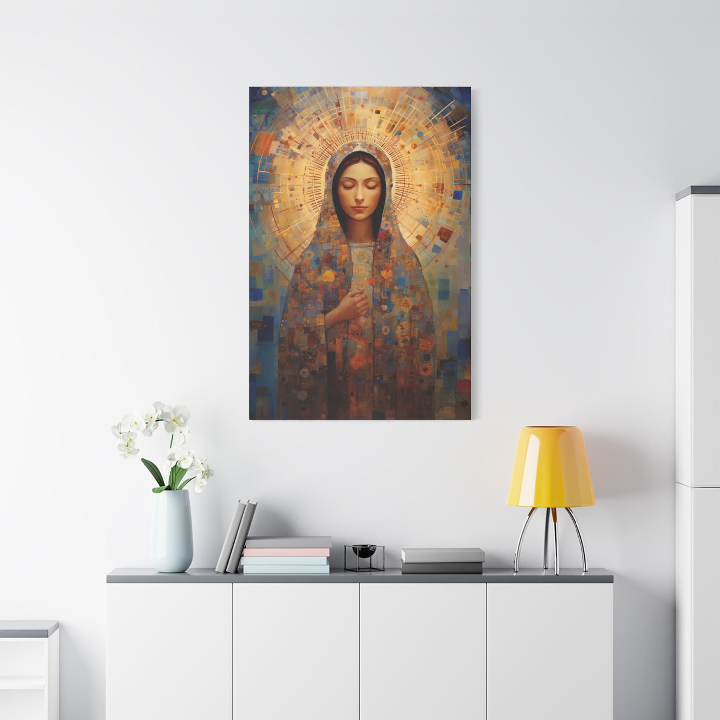 The Virgin of the Americas : Our Lady of Guadalupe Museum Wrapped Canvas Print - Multiple Sizes - Catholic Home art