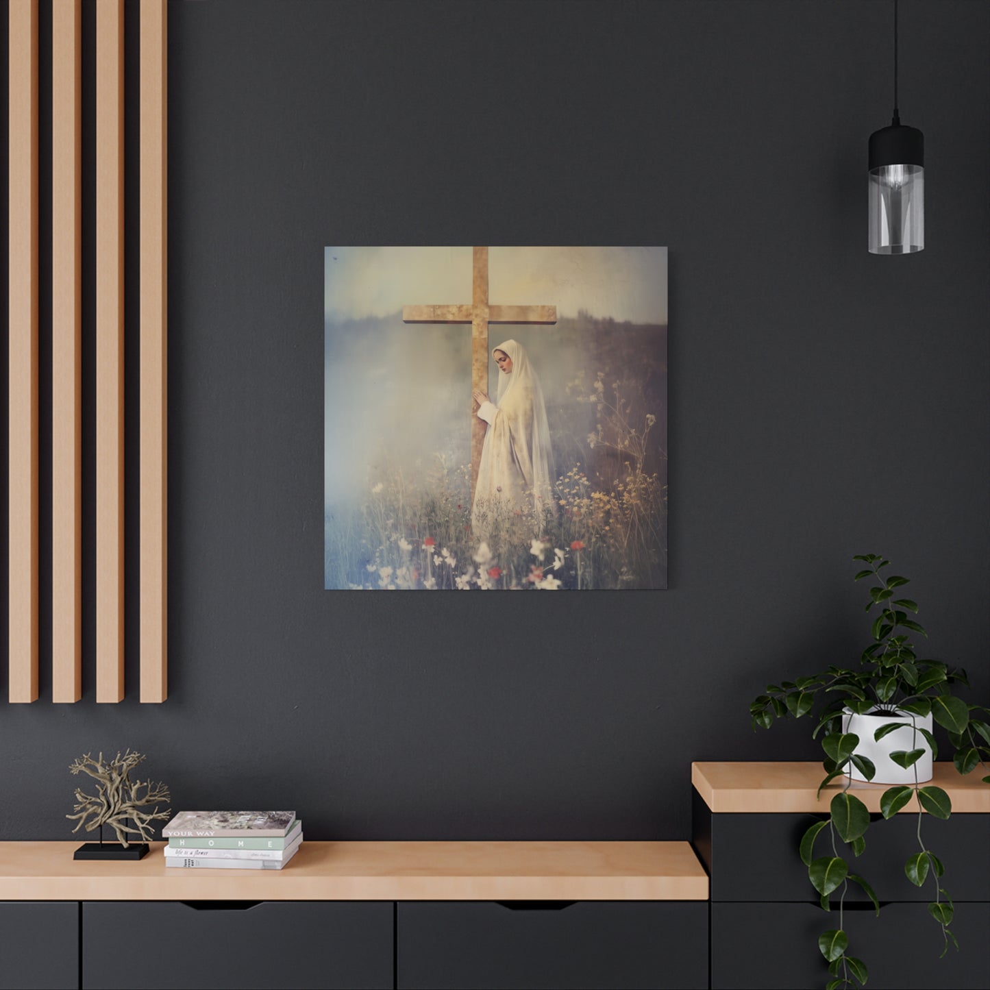 The Feast of the Exaltation of the Holy Cross - Multiple Sizes - Catholic Home art - Museum Wrapped Canvas - Sanctified Souls Print