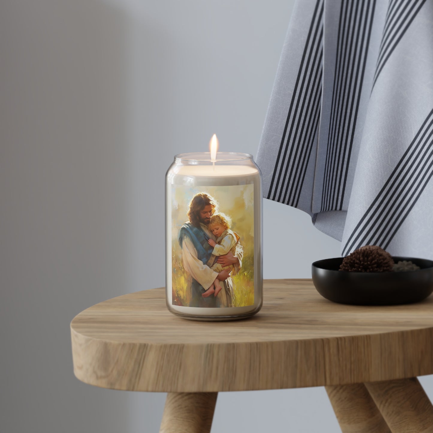 Jesus, Guardian of Innocence - Scented Prayer Candle, 13.75oz -  Candle - Catholic Art - prayer room Scented Candle
