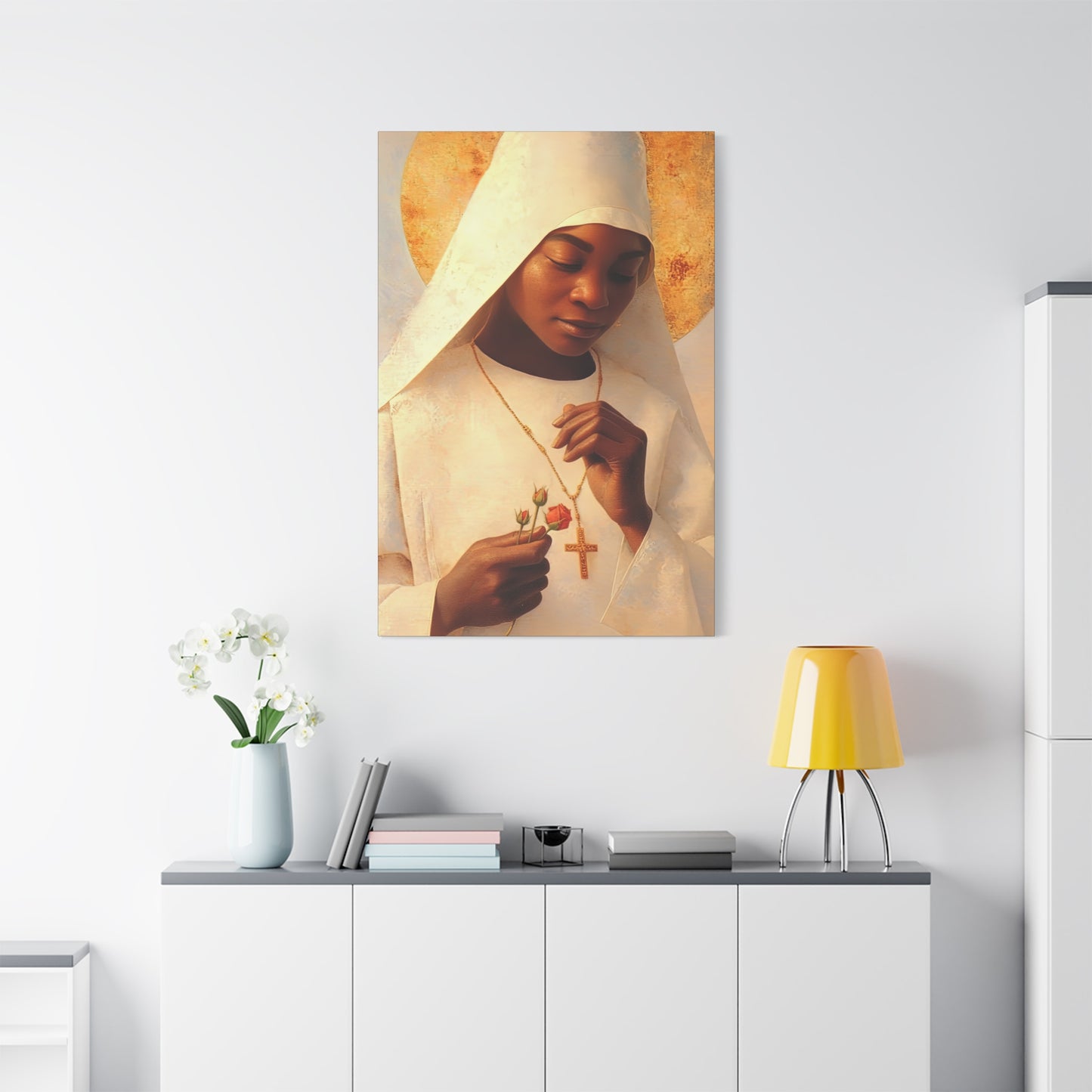 Blessed Marie-Clementine Anuarite Nengapeta - Gallery Wrapped Canvas - Print - Religious Art for your Home - Catholic art print