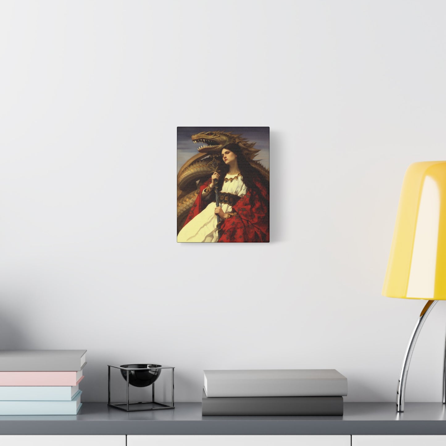 Saint Martha of Bethany Canvas Print - Multiple Sizes - Catholic Home art - Museum Wrapped Canvas - Sanctified Souls Print