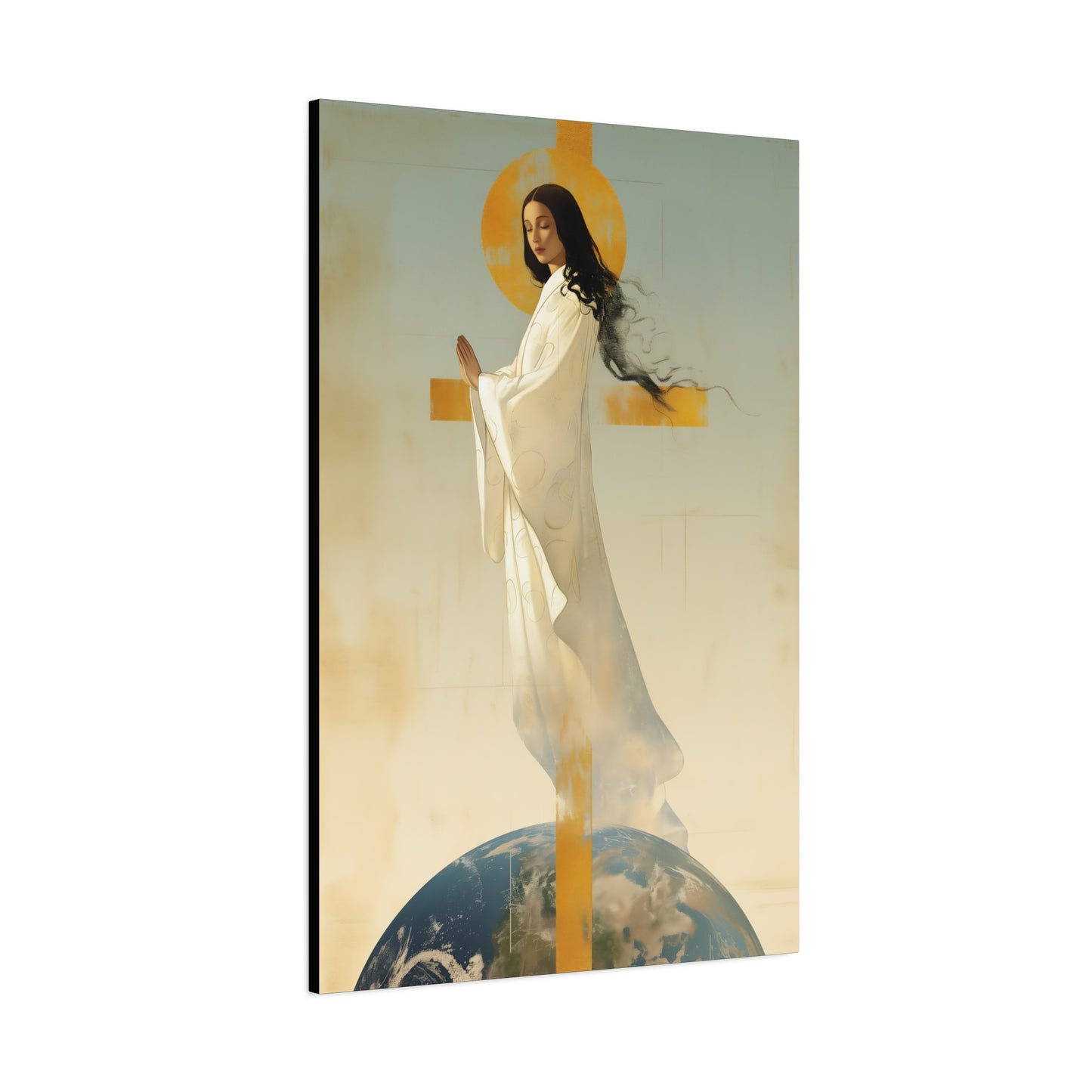 Our Lady of Akita - Mother Mary - Gallery Wrapped Canvas - Print - Religious Art for your Home - Catholic