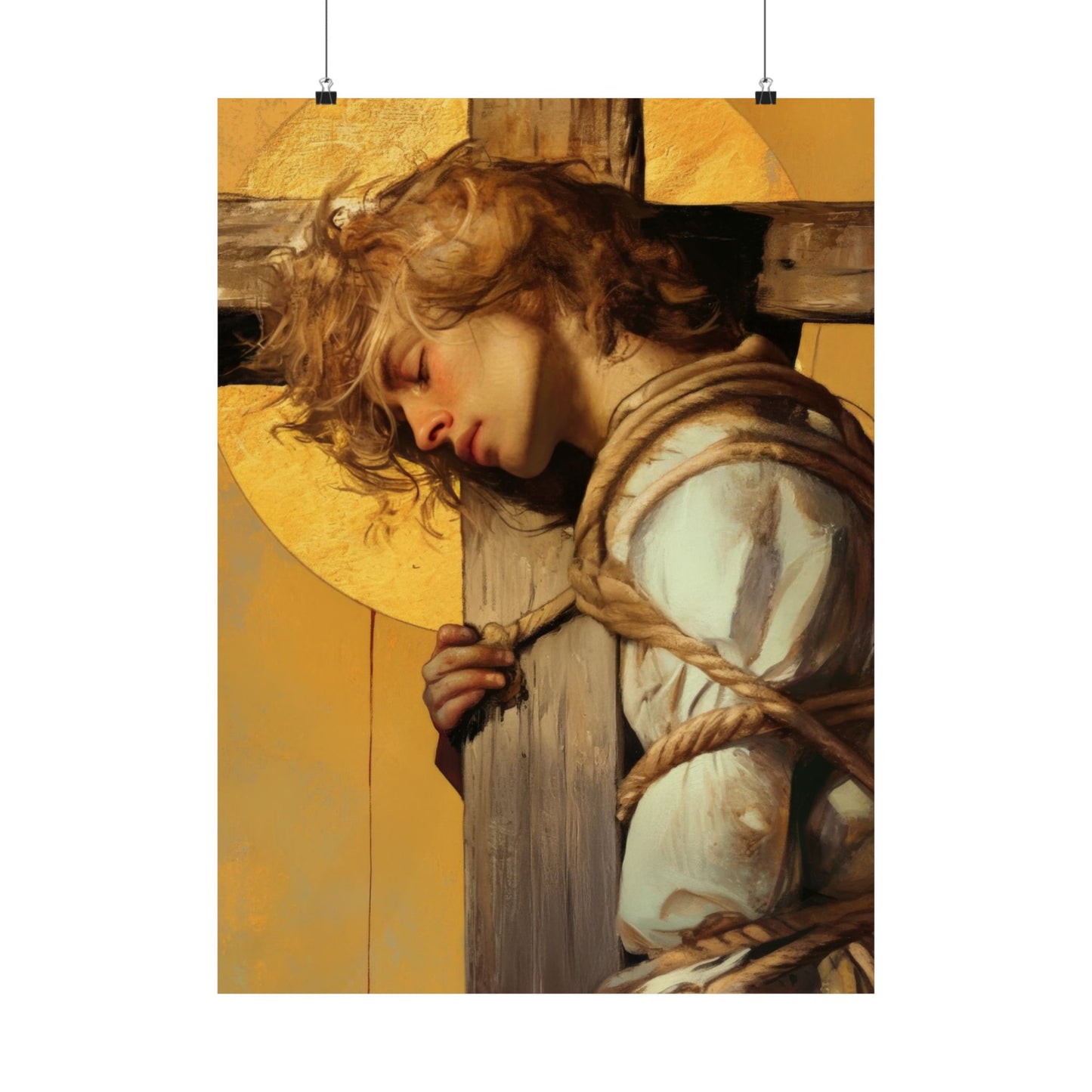 Saint Dismus, The 'Good Thief' - Sanctified Souls Print - Multiple Sizes - Premium Matte Vertical Posters