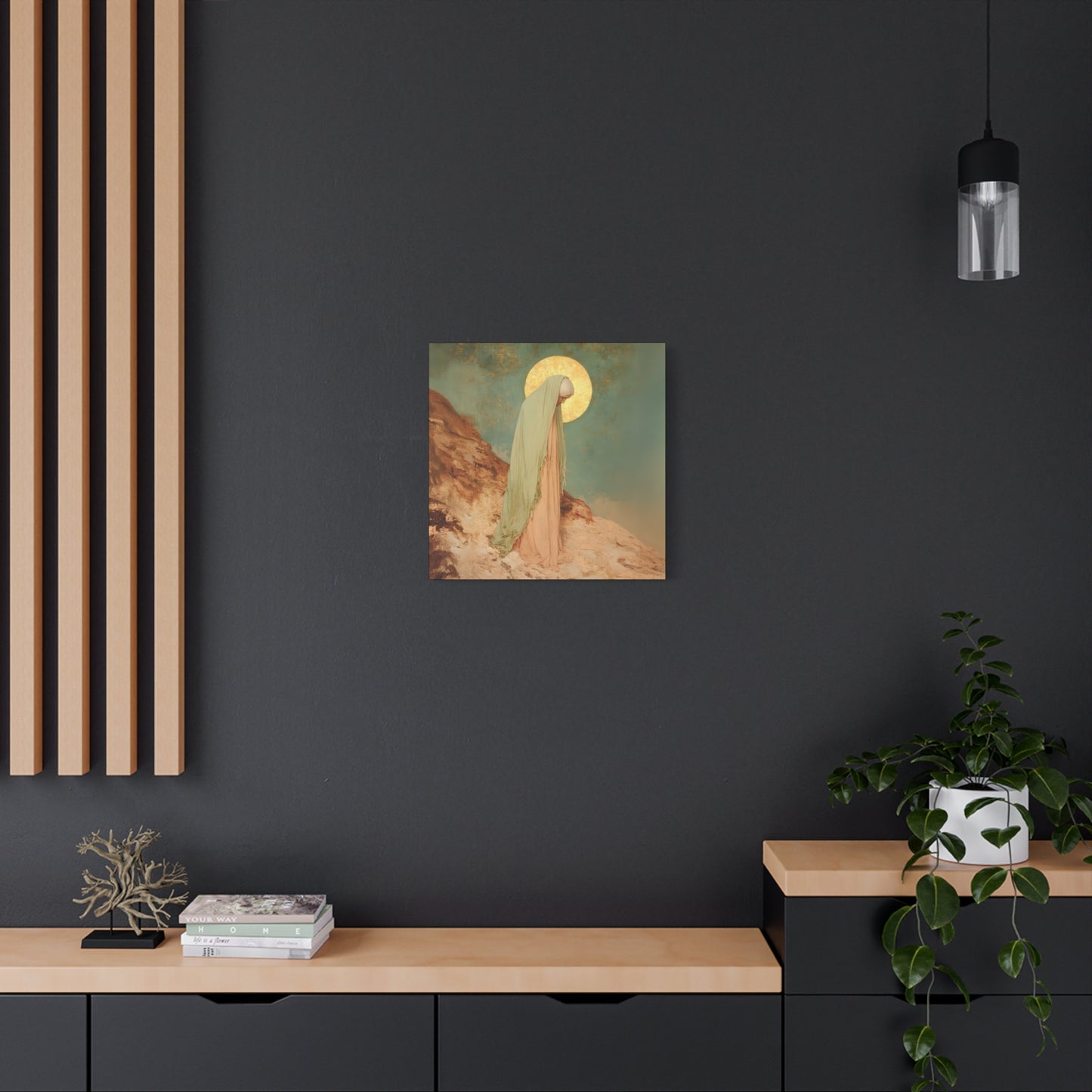 Saint Melania the Elder - Desert Mother - Gallery Wrapped Canvas - Print - Religious Art for your Home - Catholic Art Print