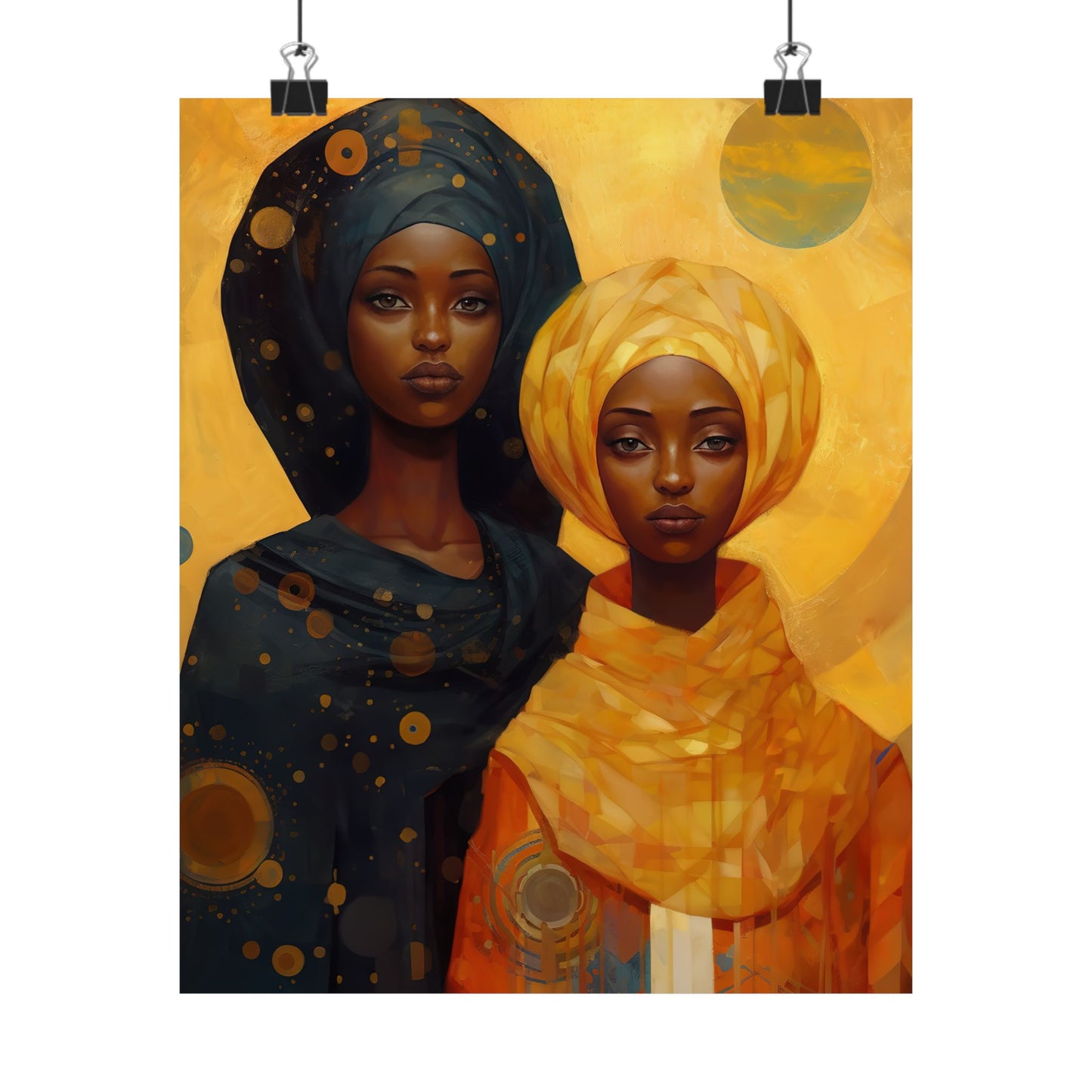 Saint Perpetua and Saint Felicity Print - Sanctified Souls Print - Multiple Sizes - Premium Matte Vertical Posters