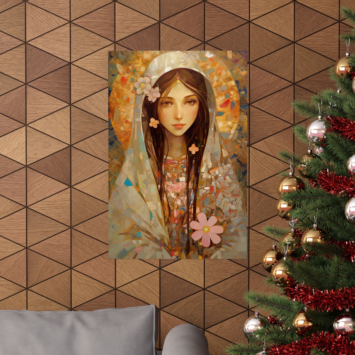 Saint Maria Goretti - Sanctified Souls Print - Multiple Sizes - Premium Matte Vertical Posters